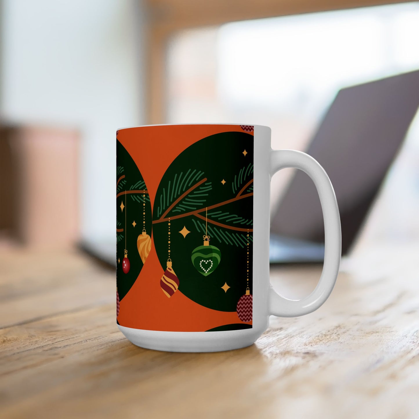 Xmas warmth, Ceramic Mug, (11oz, 15oz)