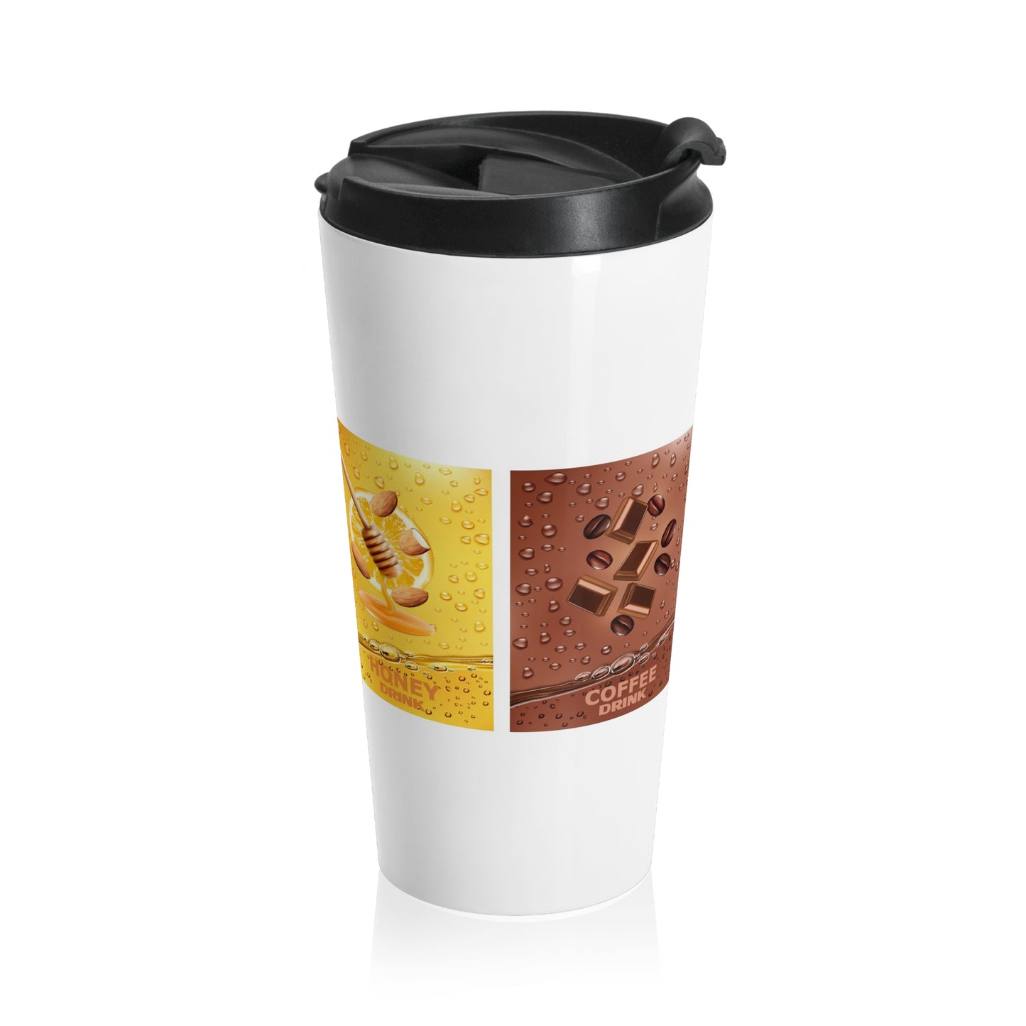 Multi- Purposes, Stainless Steel Travel Mug, (White)