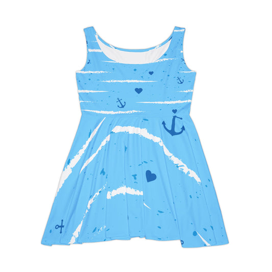 Sea, Women's Skater Dress (AOP)