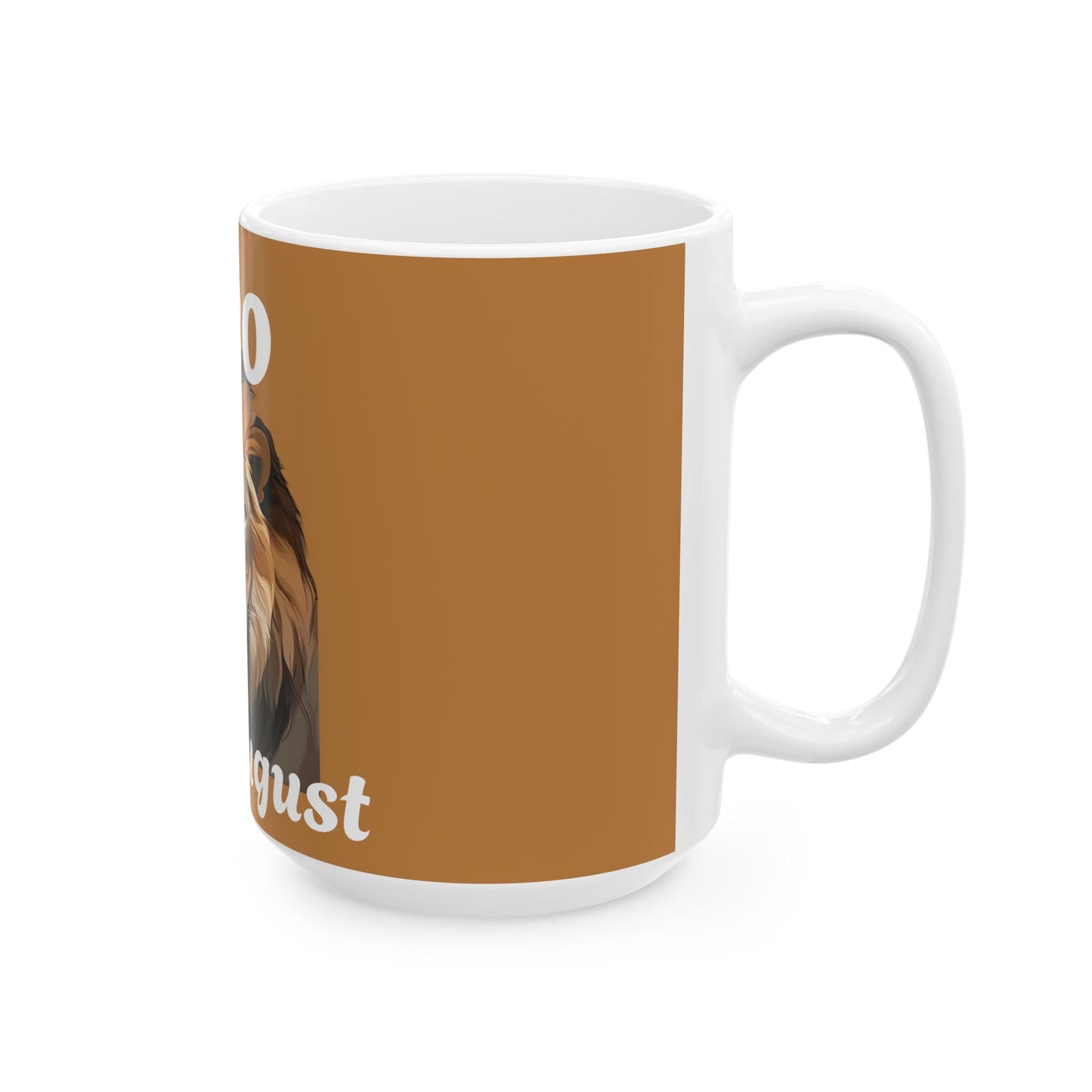 Leo, Ceramic Mugs, (11oz, 15oz) Coffee 1st