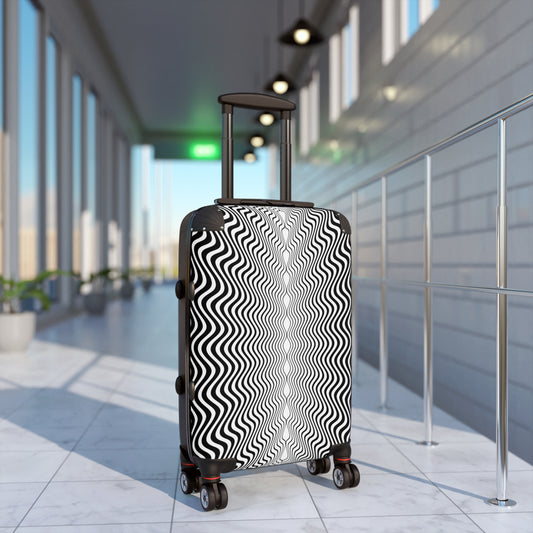 Suitcases, Sm, Med, Lrg, Waive 3D lines