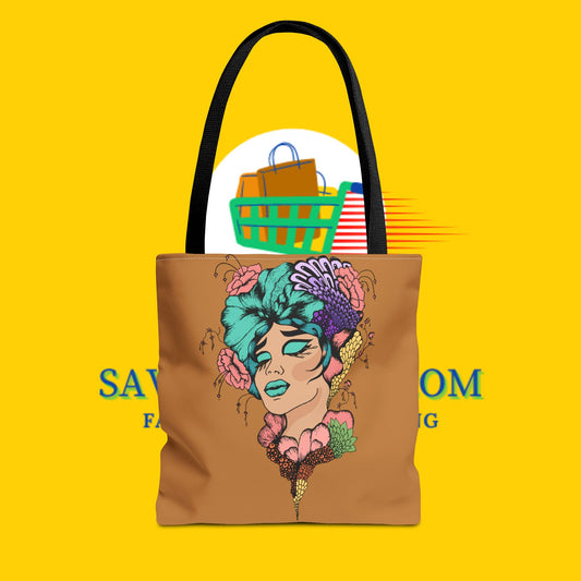 Blue Hair, Tote Bag (AOP)