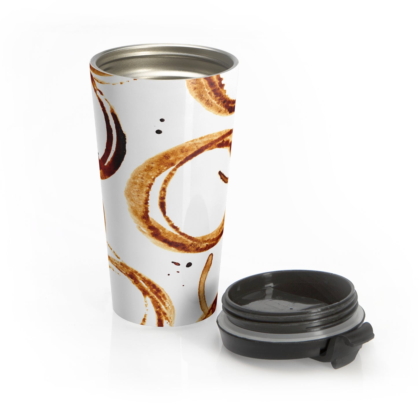 Coffee Stains, Stainless Steel Travel Mug