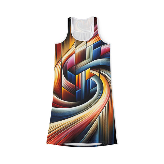 Multi Color, Women's Racerback Dress (AOP)
