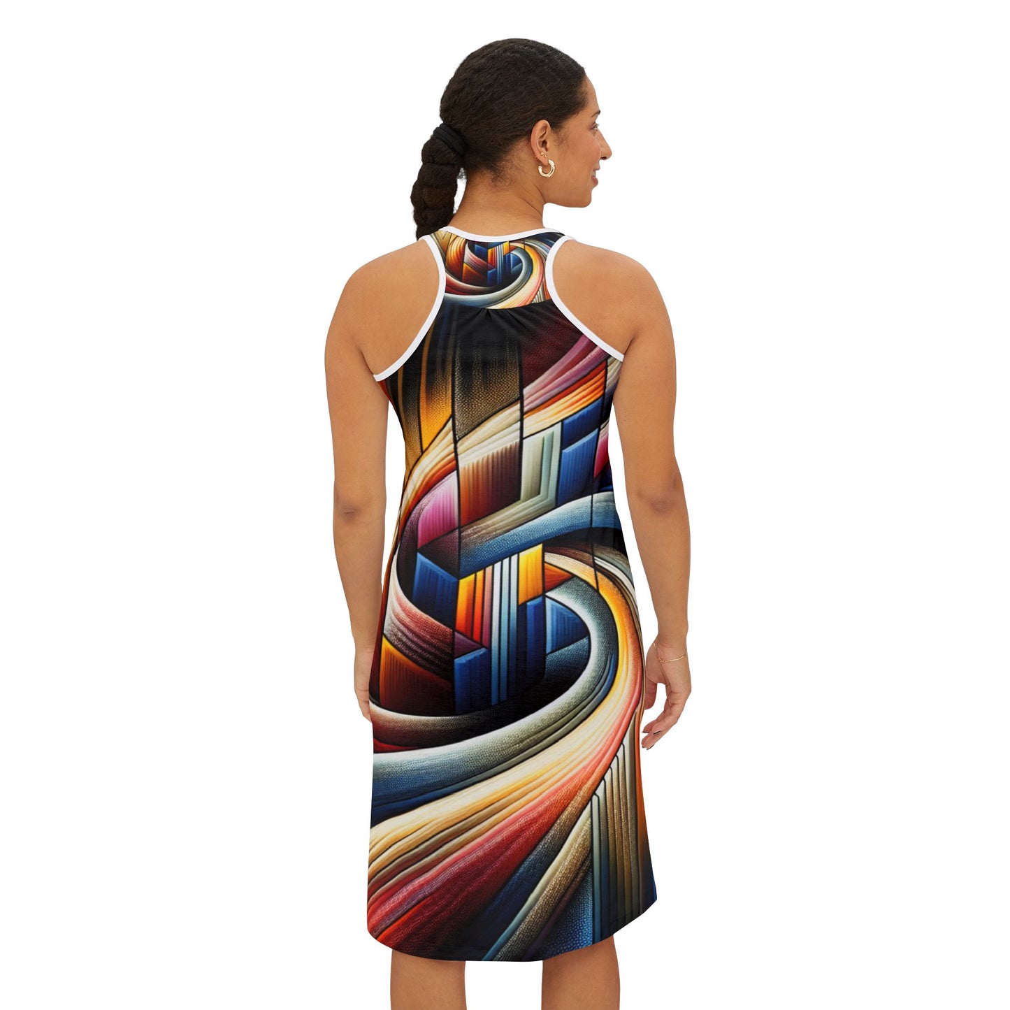 Multi Color, Women's Racerback Dress (AOP)