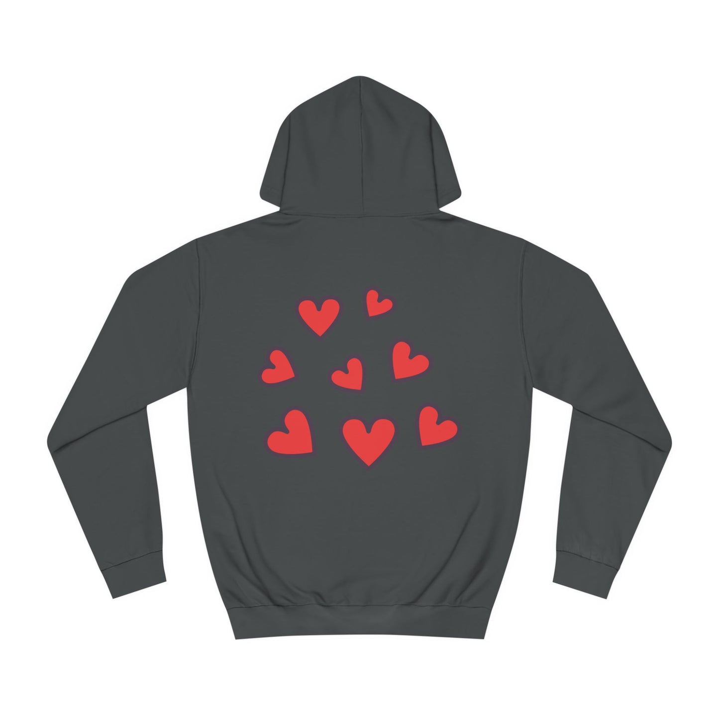 Unisex Heart College Hoodie
