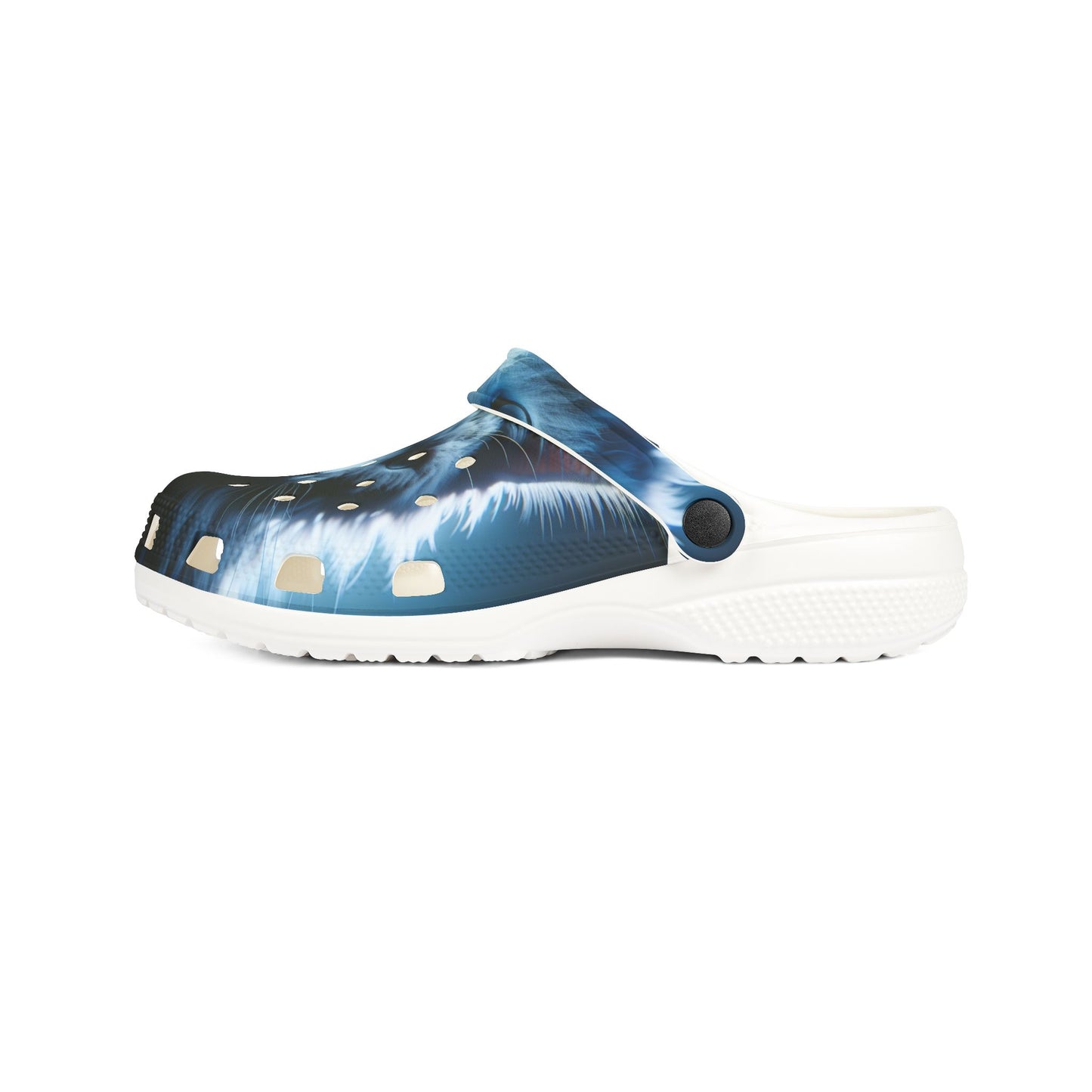 Kitty Print (Blue), EVA Foam Rubber Shoes (AOP)