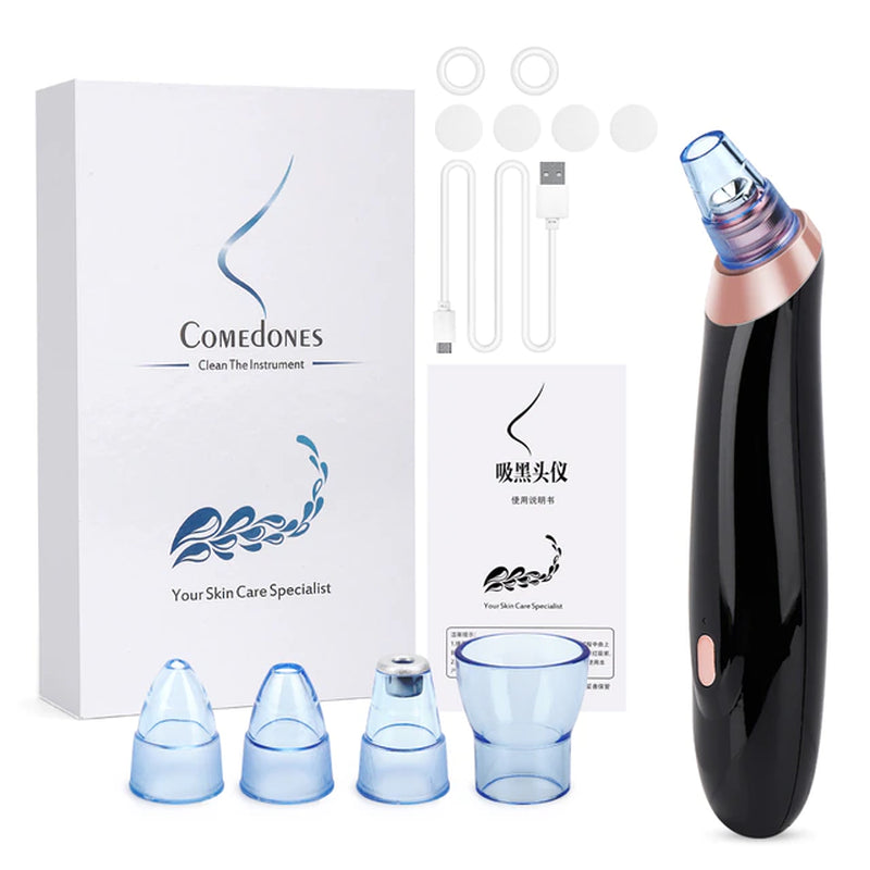 Face Nose Acne Black Dot Pimple Blackhead Remover Electric Blackhead Vacuum Cleaner Pore Blackhead Skin Care Tool Pimple Machine