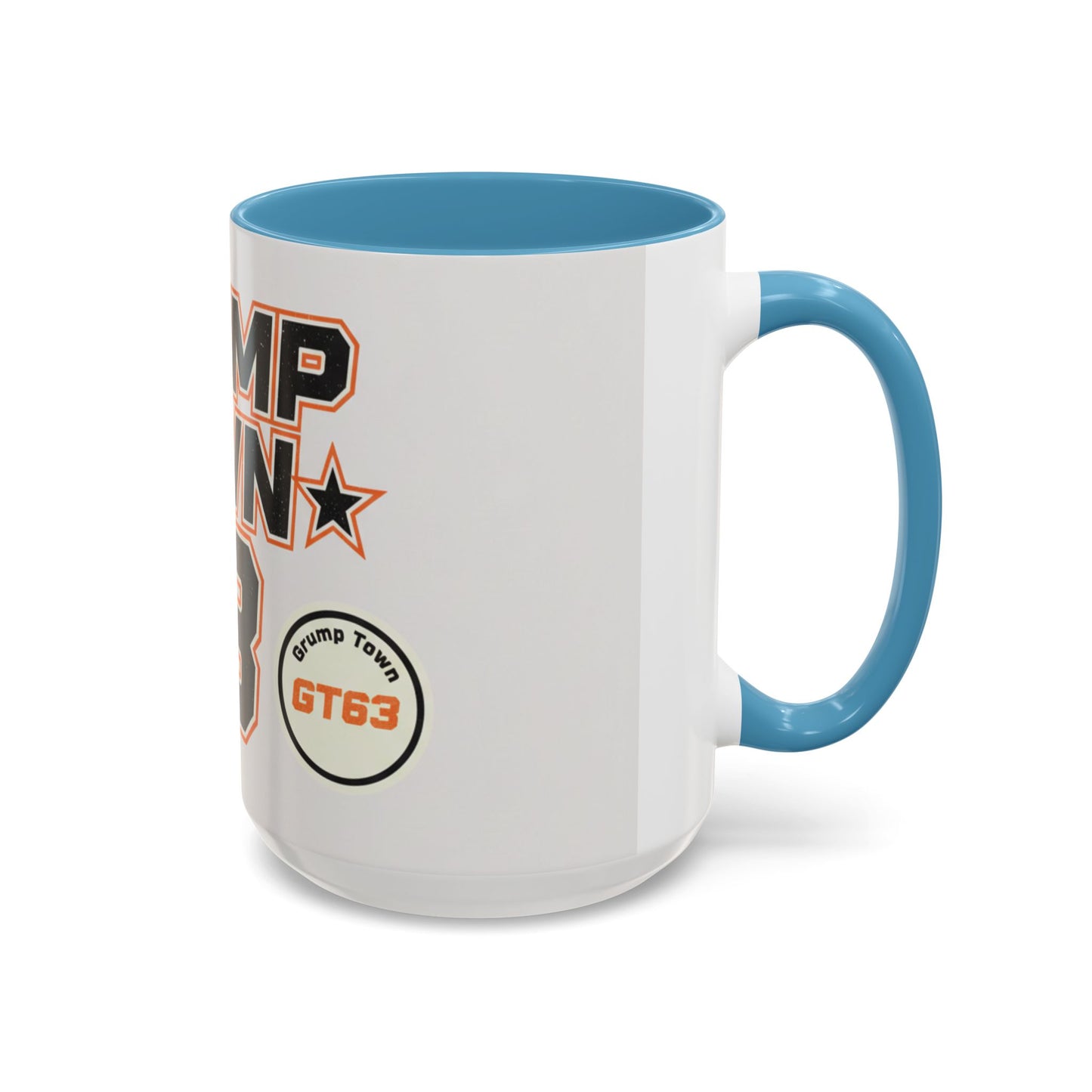Accent Coffee Mug — 'Crump Town 63' Retro Racing Logo Coffee Mug (11/15oz)