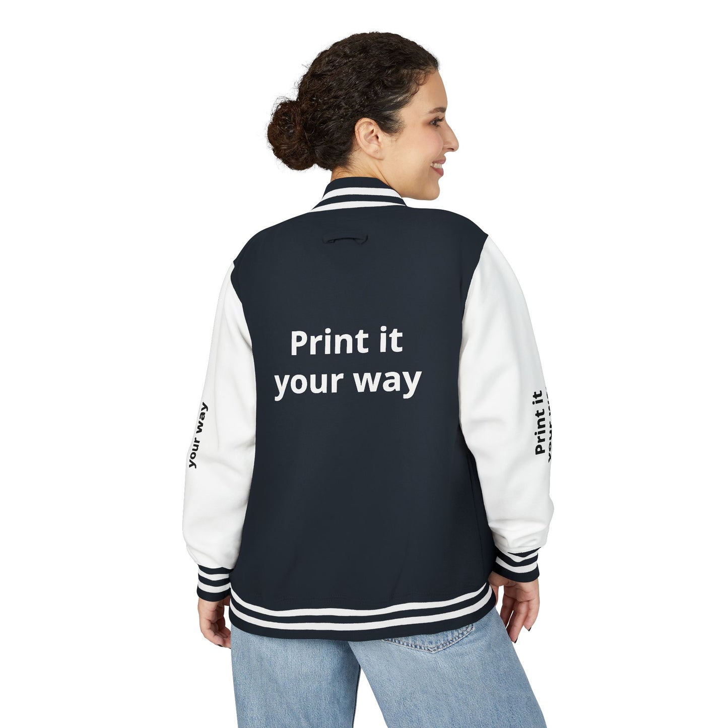 Letterman Jacket — "Print It Your Way" Custom Varsity Jacket
