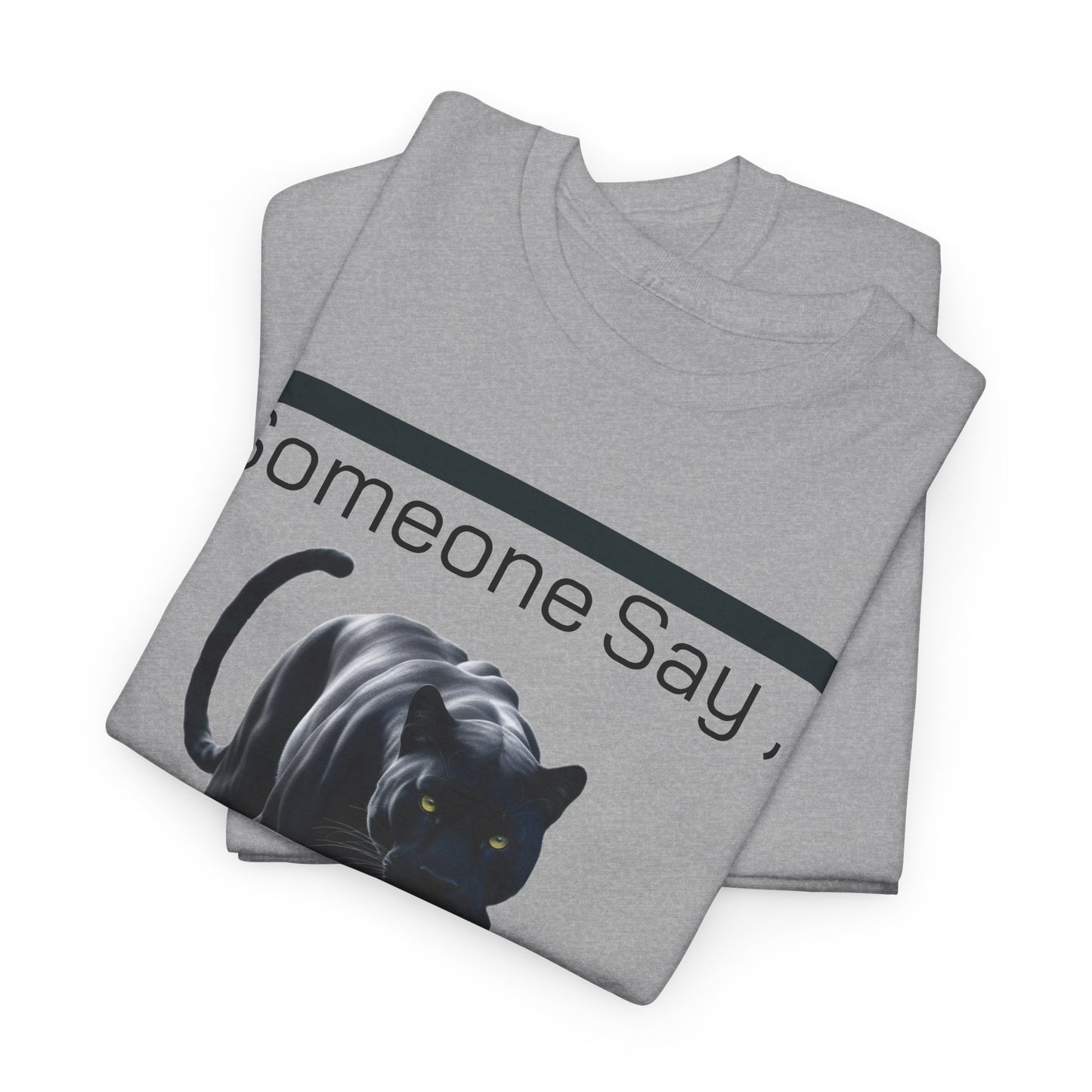 Here Kitty?, Unisex Heavy Cotton Tee Express Delivery available