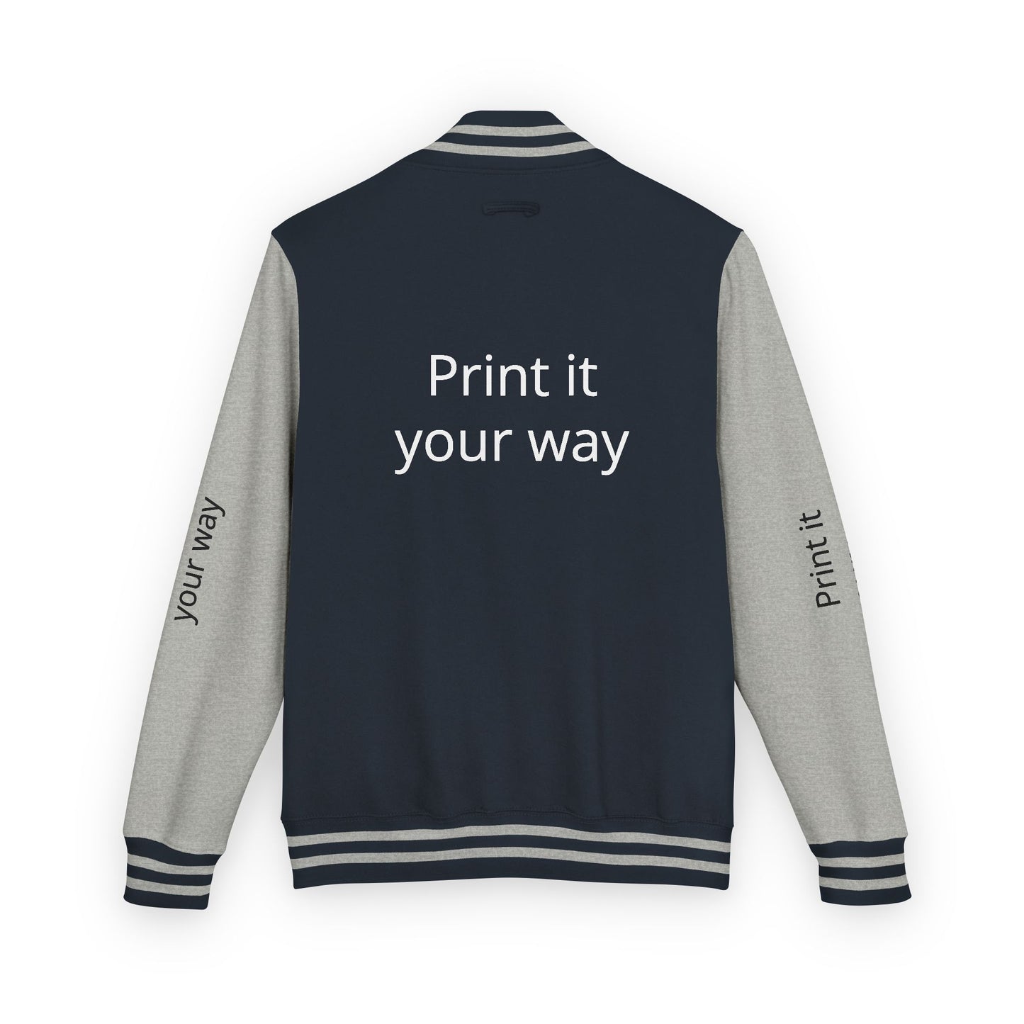 Letterman Jacket — "Print It Your Way" Custom Varsity Jacket
