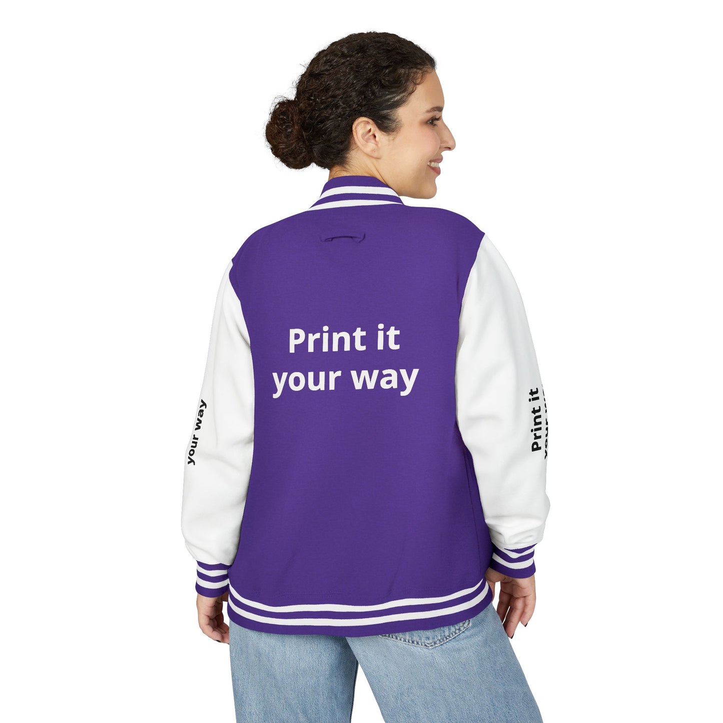 Letterman Jacket — "Print It Your Way" Custom Varsity Jacket