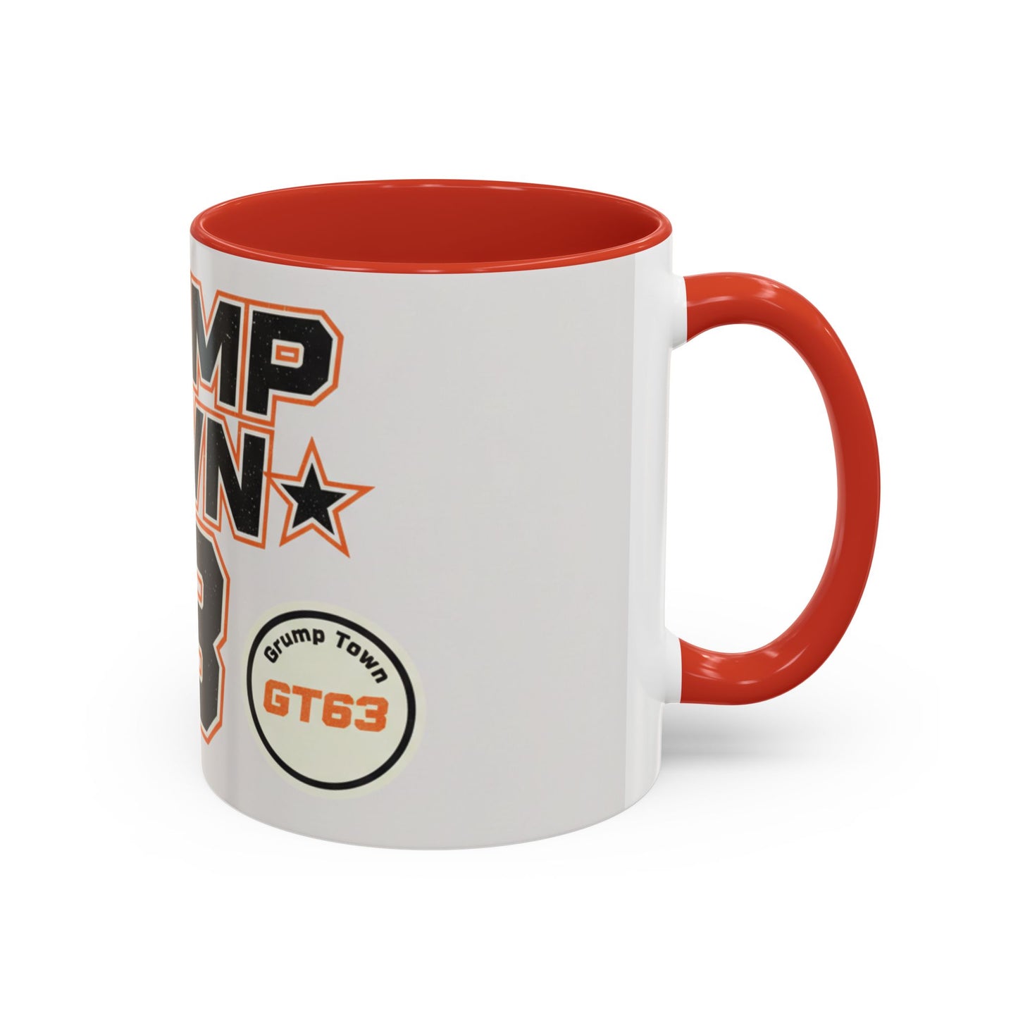 Accent Coffee Mug — 'Crump Town 63' Retro Racing Logo Coffee Mug (11/15oz)