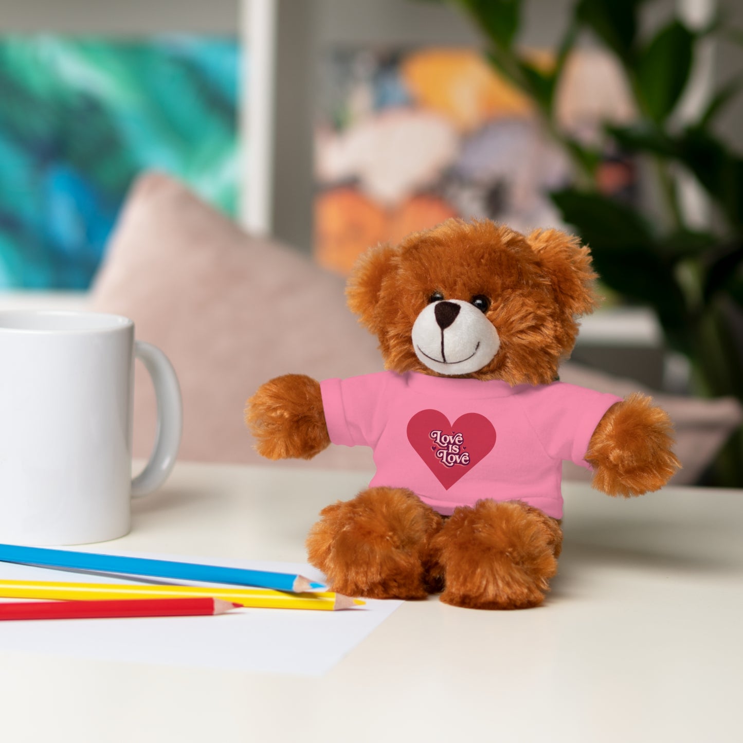 Love, Stuffed Animals with Tee