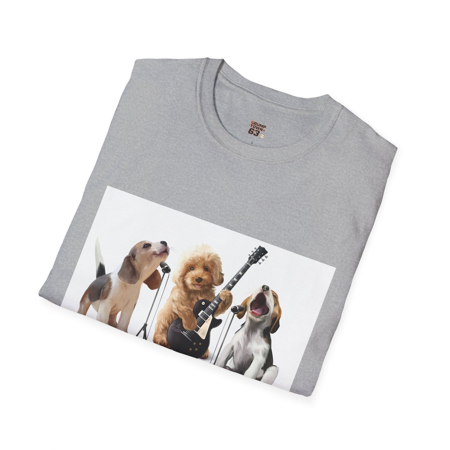 Dog Band T‑Shirt — "Barky & The Bow Wow's" Graphic Tee