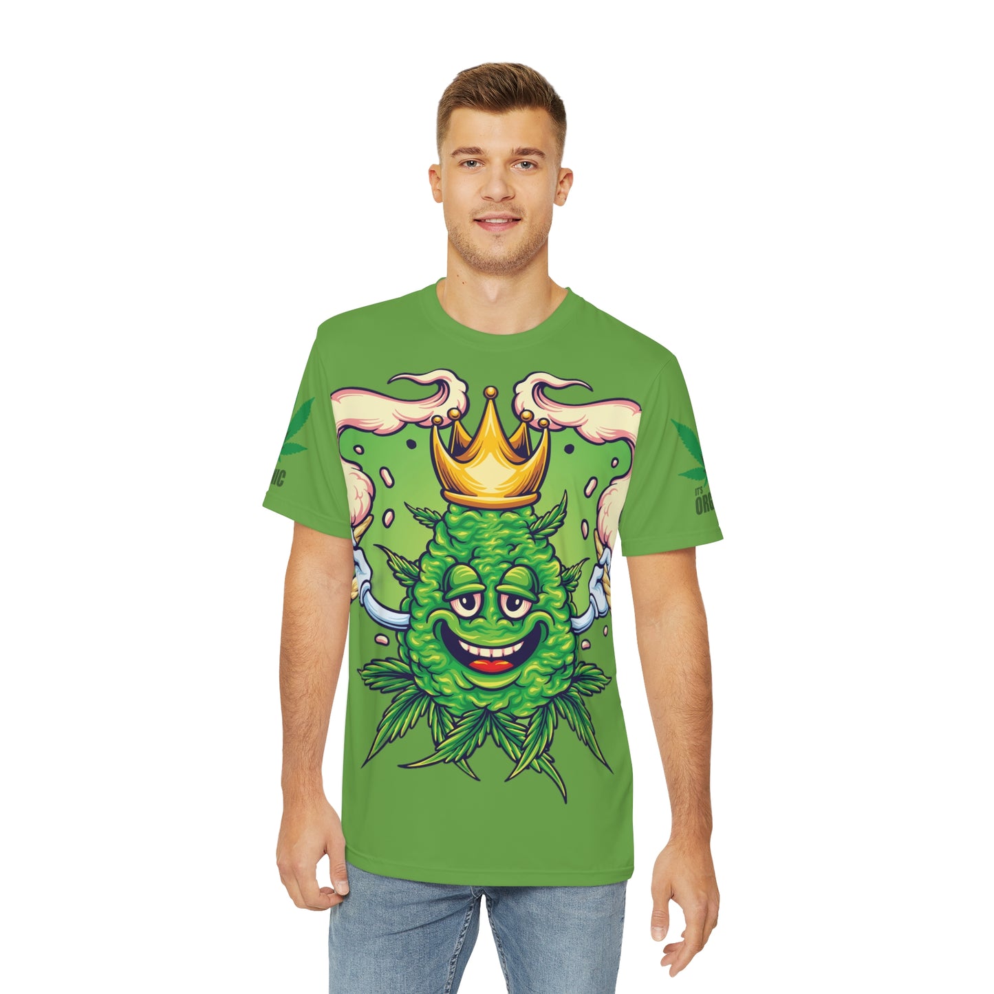 Organic, Men's Polyester Tee (AOP)