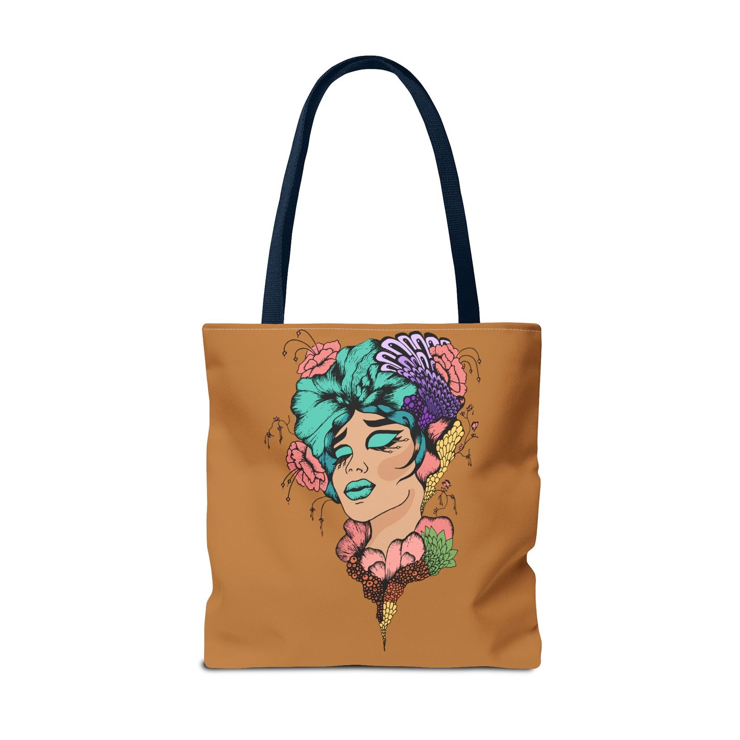 Blue Hair, Tote Bag (AOP)