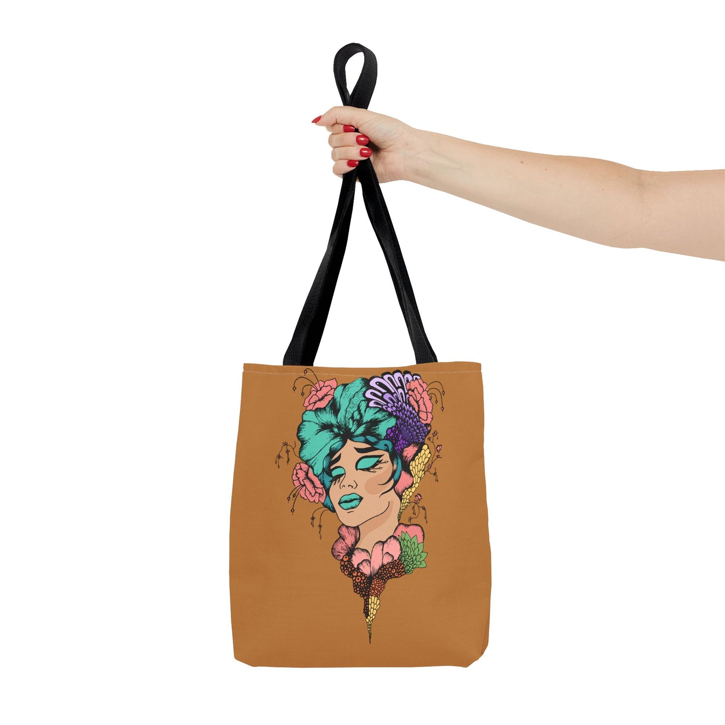 Blue Hair, Tote Bag (AOP)