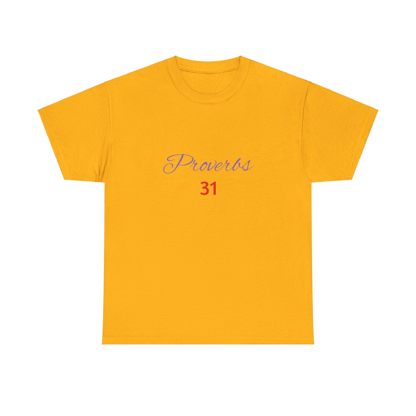 Proverbs 31, Unisex Heavy Cotton Tee