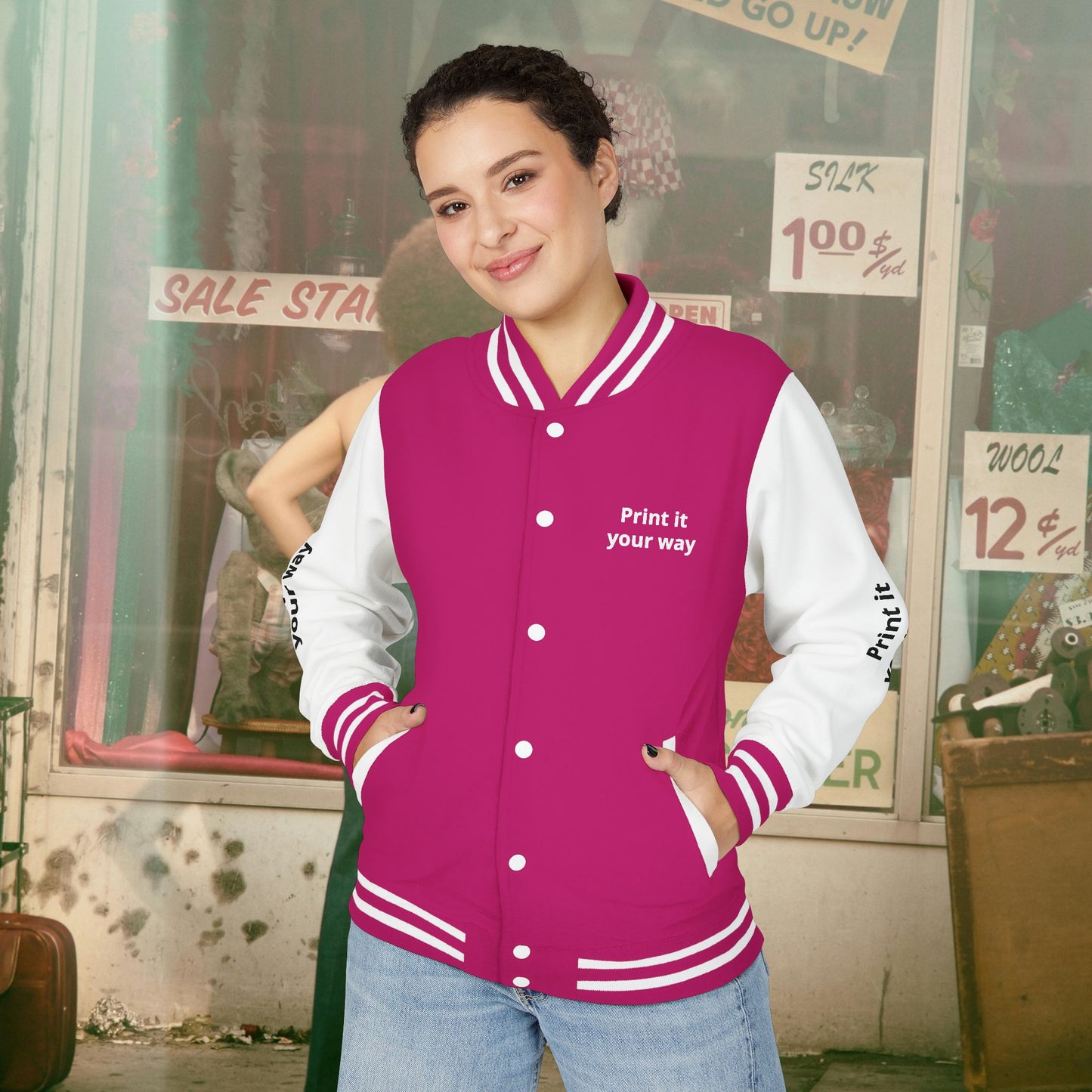 Letterman Jacket — "Print It Your Way" Custom Varsity Jacket