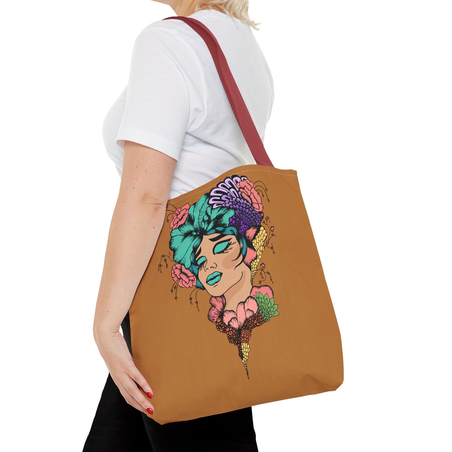 Blue Hair, Tote Bag (AOP)