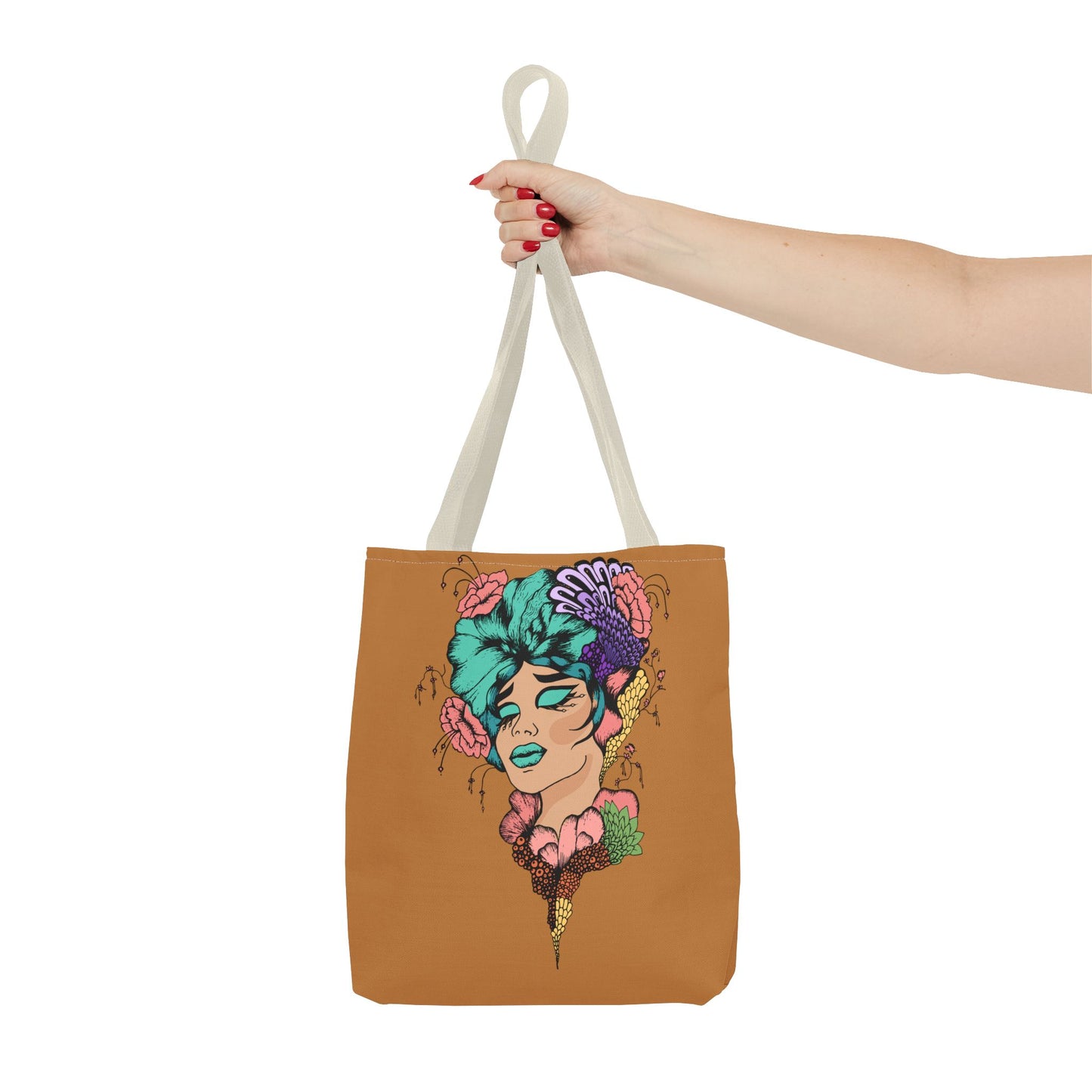 Blue Hair, Tote Bag (AOP)