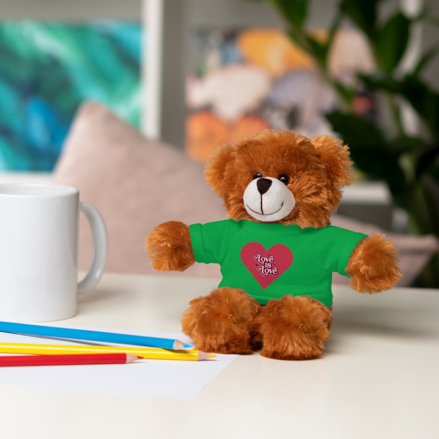 Love, Stuffed Animals with Tee