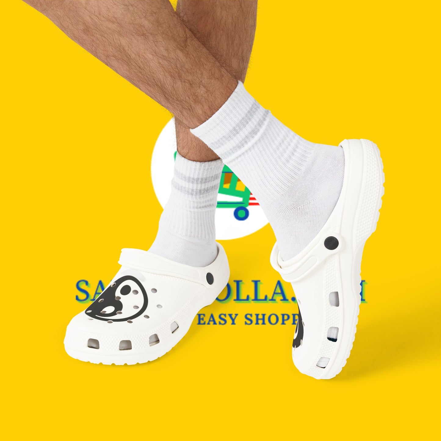 Y & Y  Print, EVA Foam Rubber Shoes (AOP)