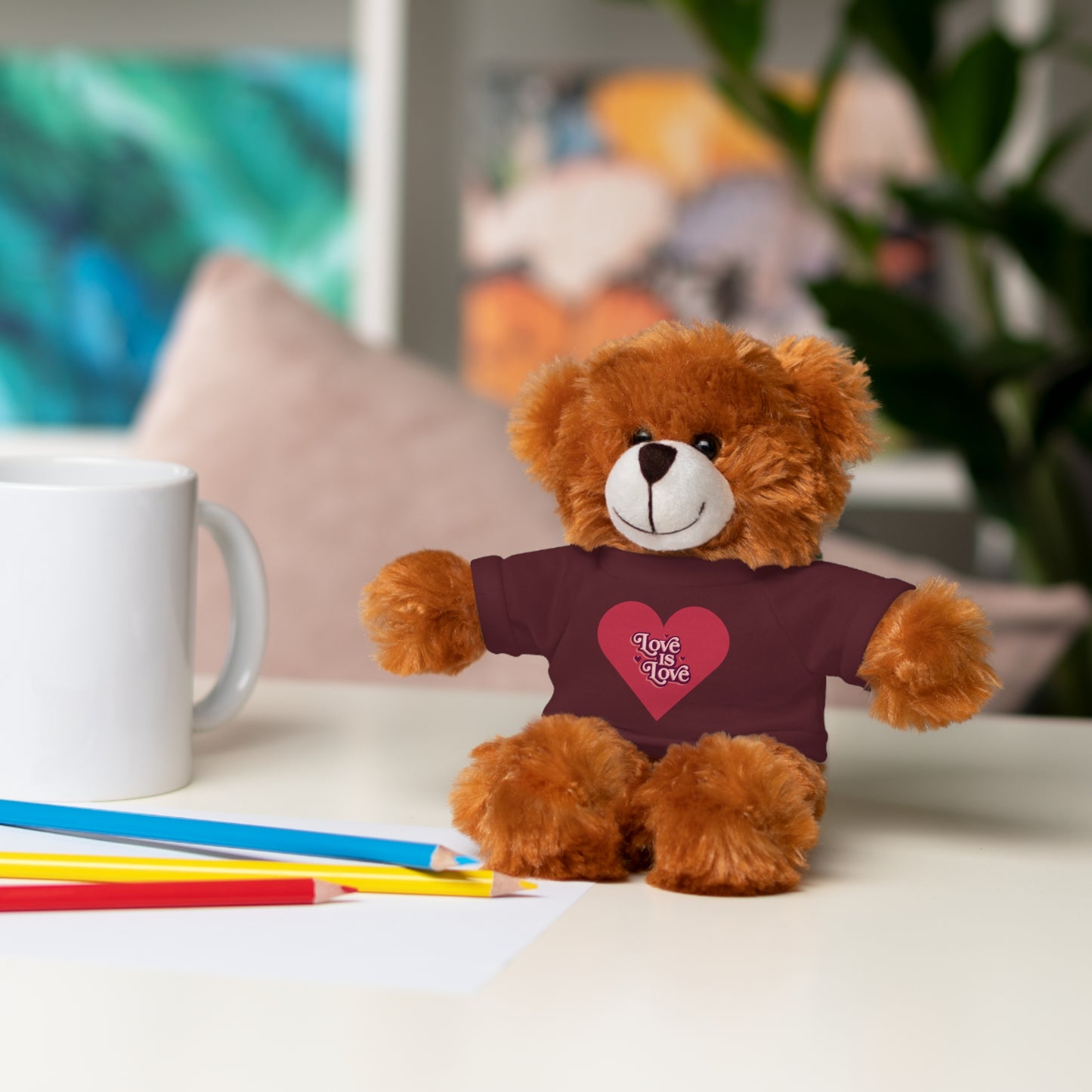 Love, Stuffed Animals with Tee