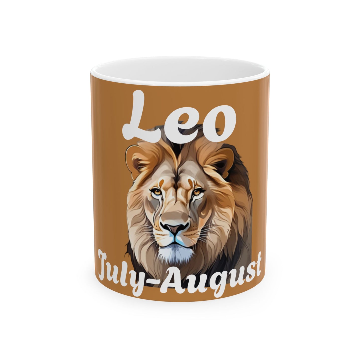 Leo, Ceramic Mugs, (11oz, 15oz) Coffee 1st