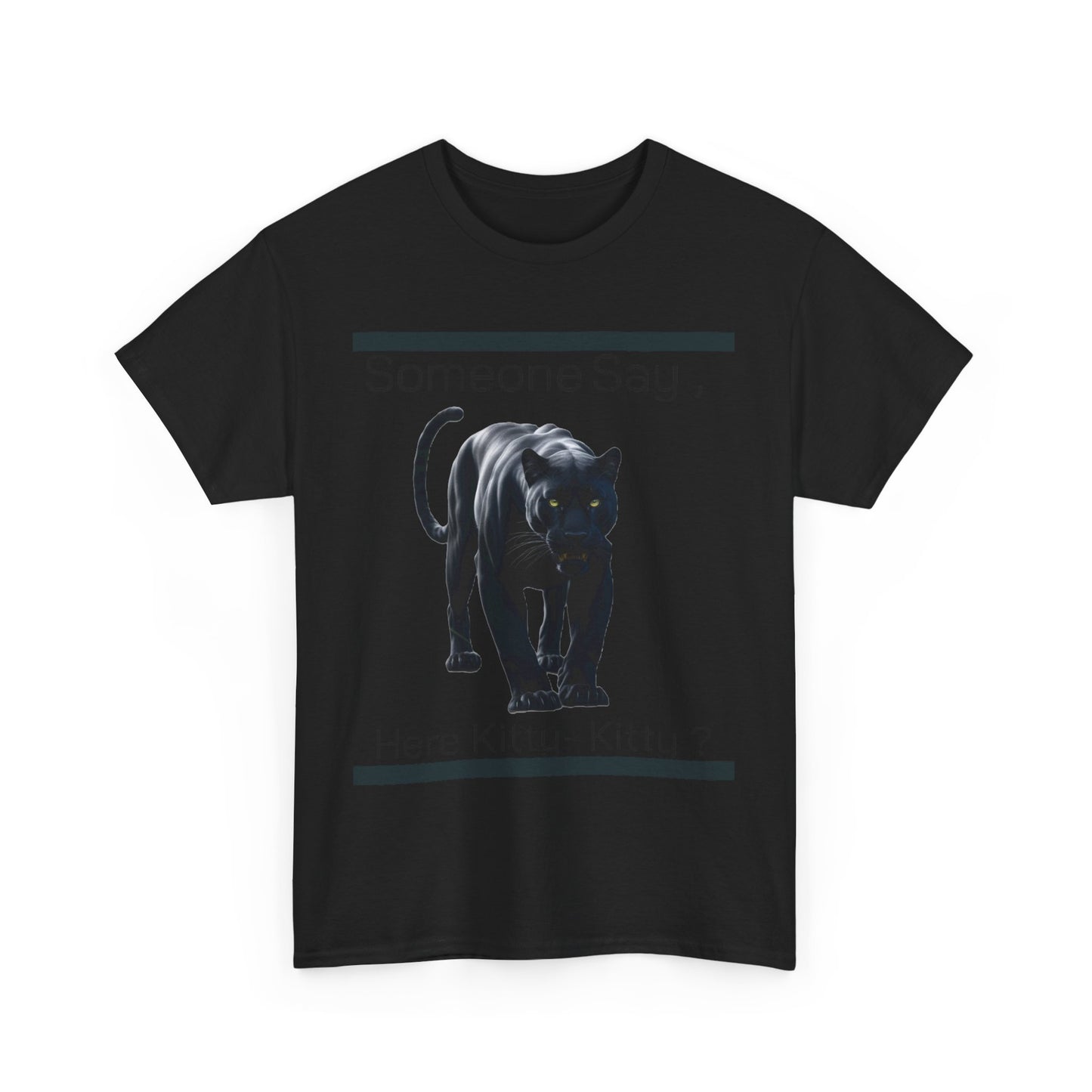 Here Kitty?, Unisex Heavy Cotton Tee Express Delivery available