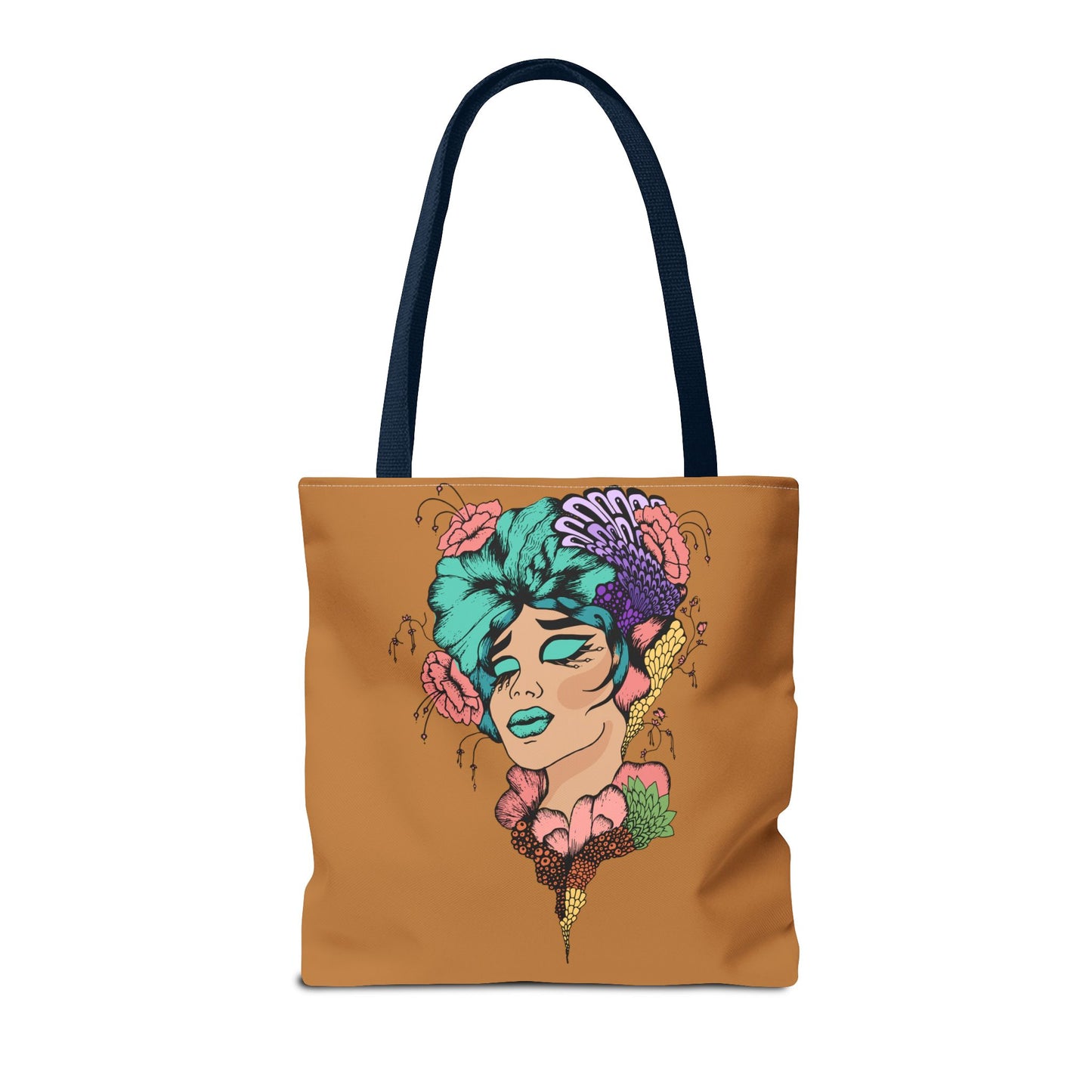 Blue Hair, Tote Bag (AOP)