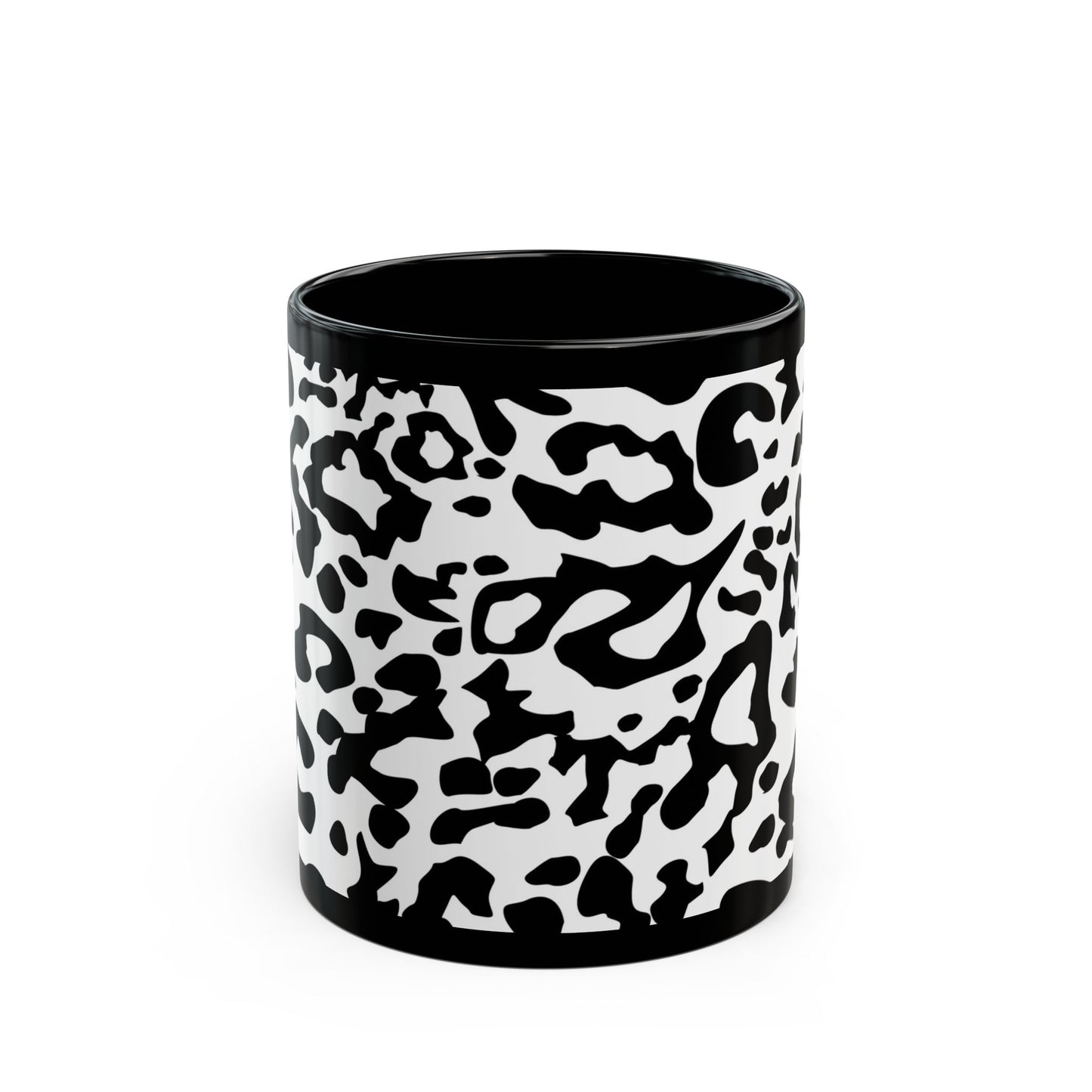 Leopard, Black Mug (11oz, 15oz)