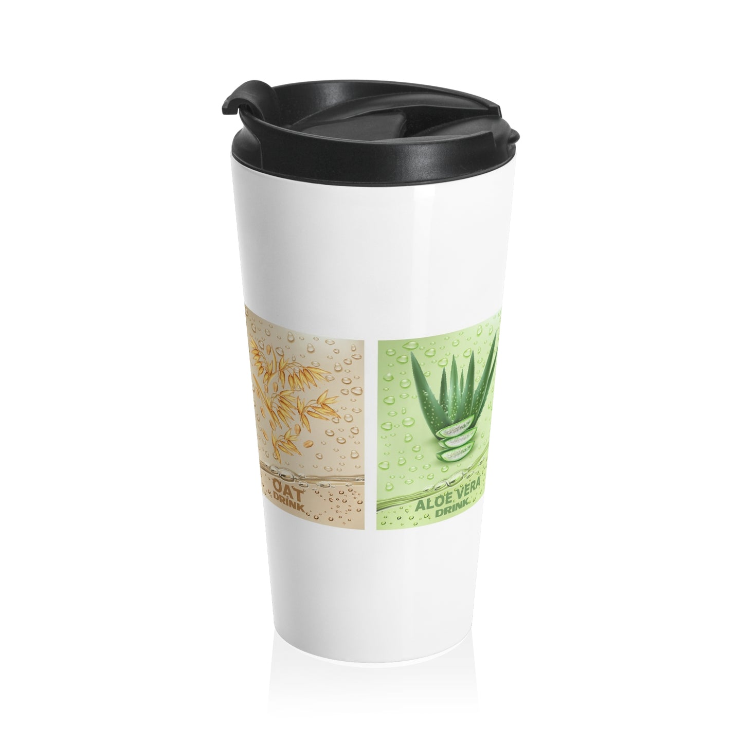 Multi- Purposes, Stainless Steel Travel Mug, (White)