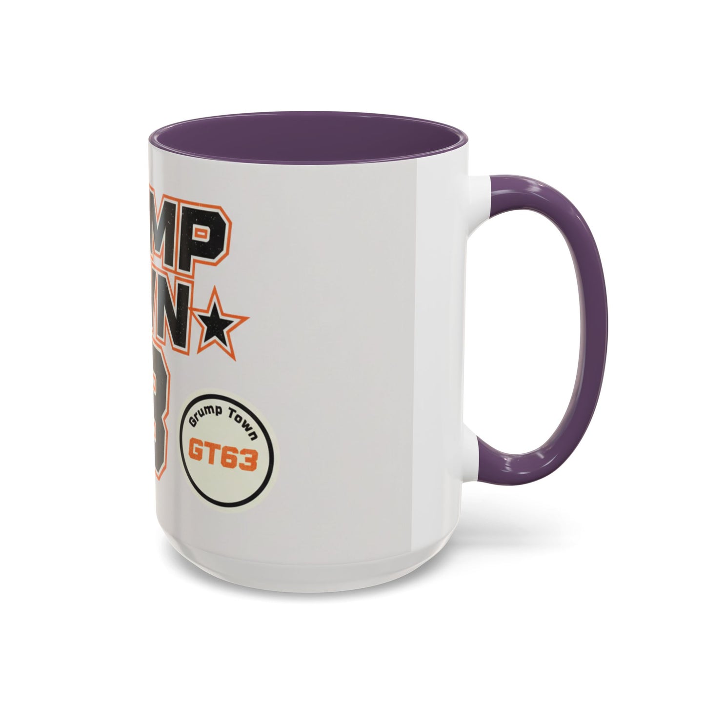 Accent Coffee Mug — 'Crump Town 63' Retro Racing Logo Coffee Mug (11/15oz)