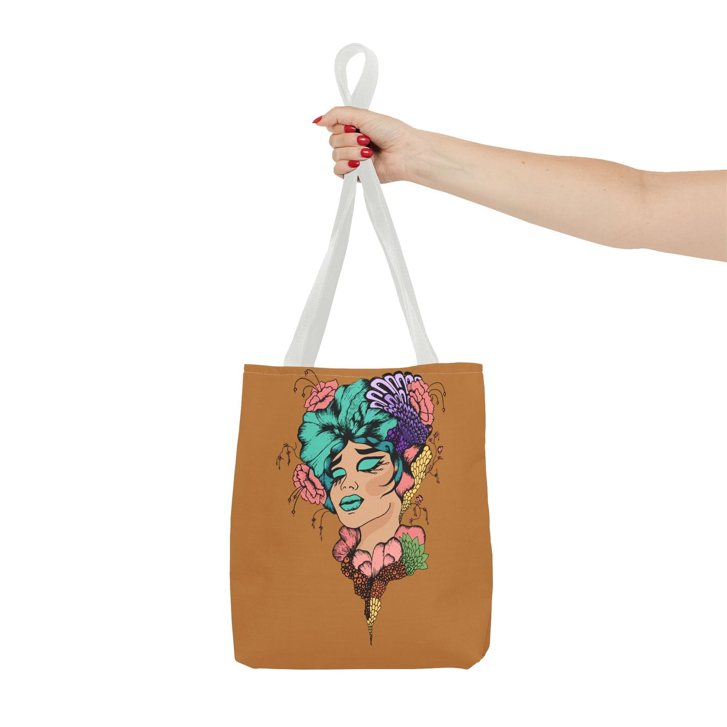 Blue Hair, Tote Bag (AOP)