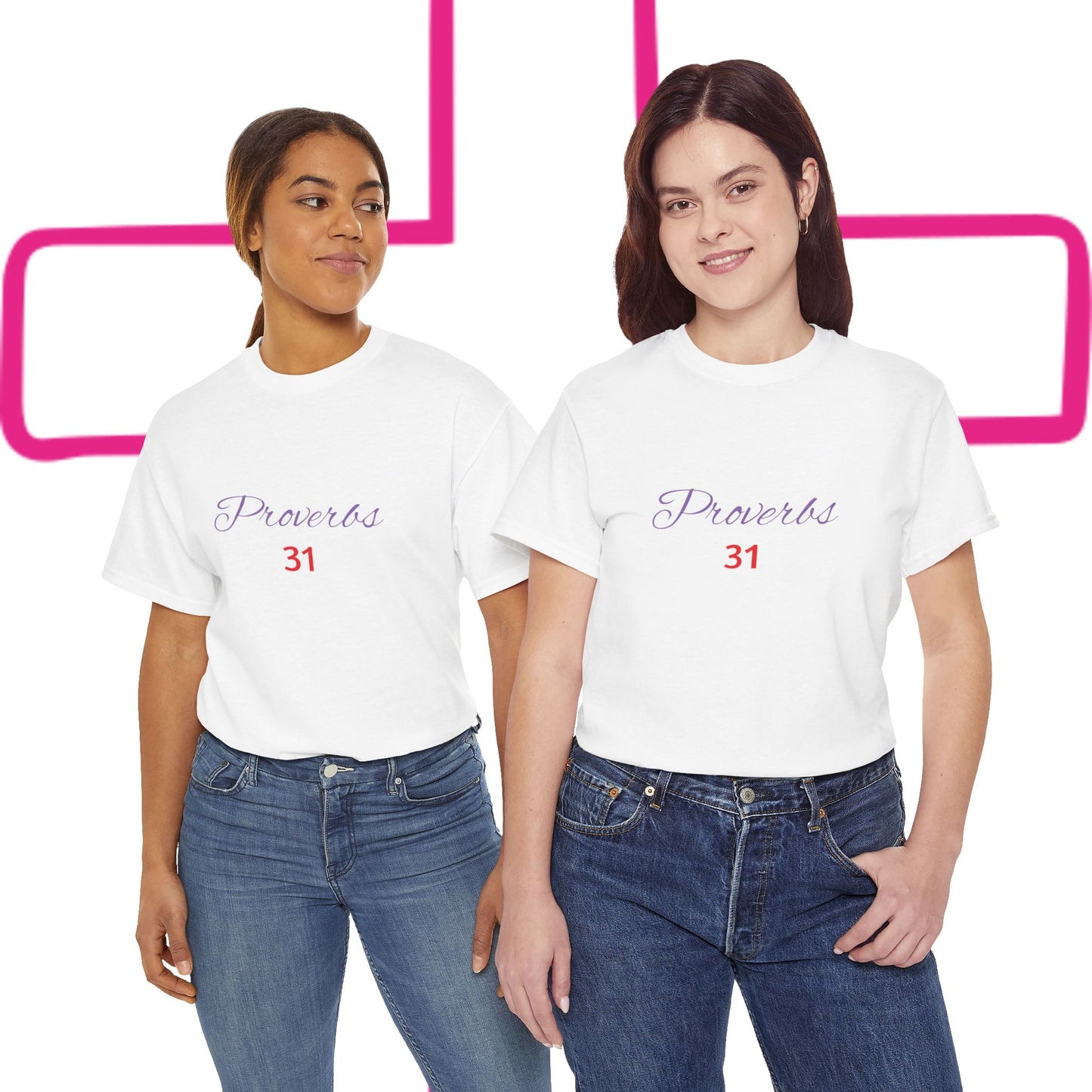 Proverbs 31, Unisex Heavy Cotton Tee