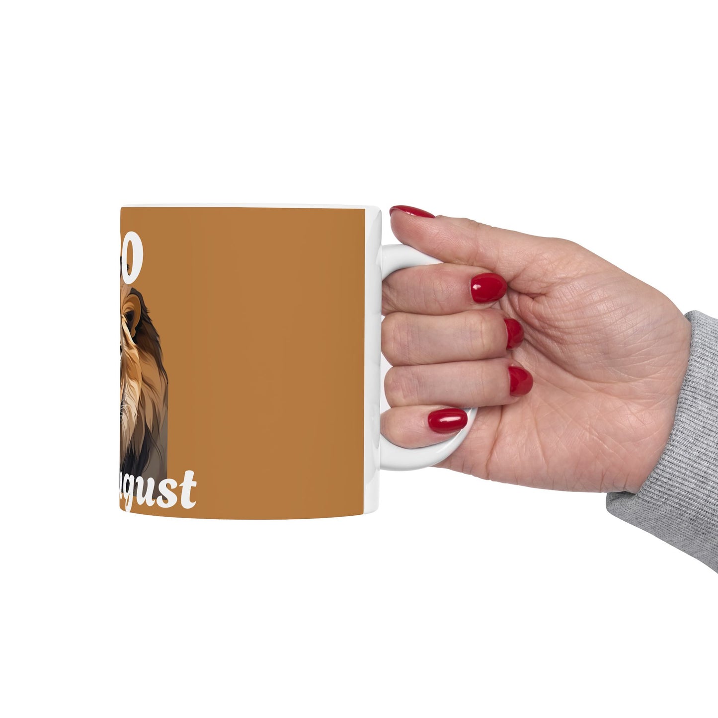 Leo, Ceramic Mugs, (11oz, 15oz) Coffee 1st