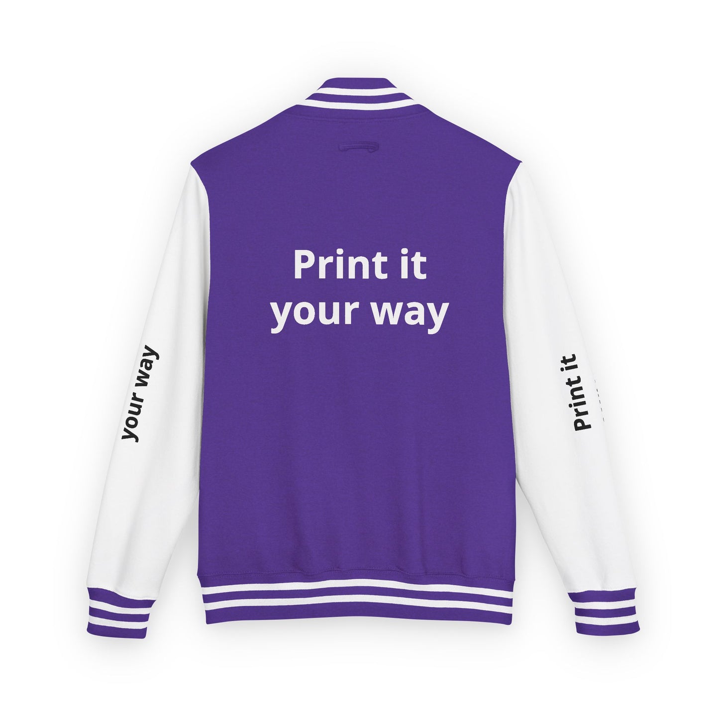 Letterman Jacket — "Print It Your Way" Custom Varsity Jacket