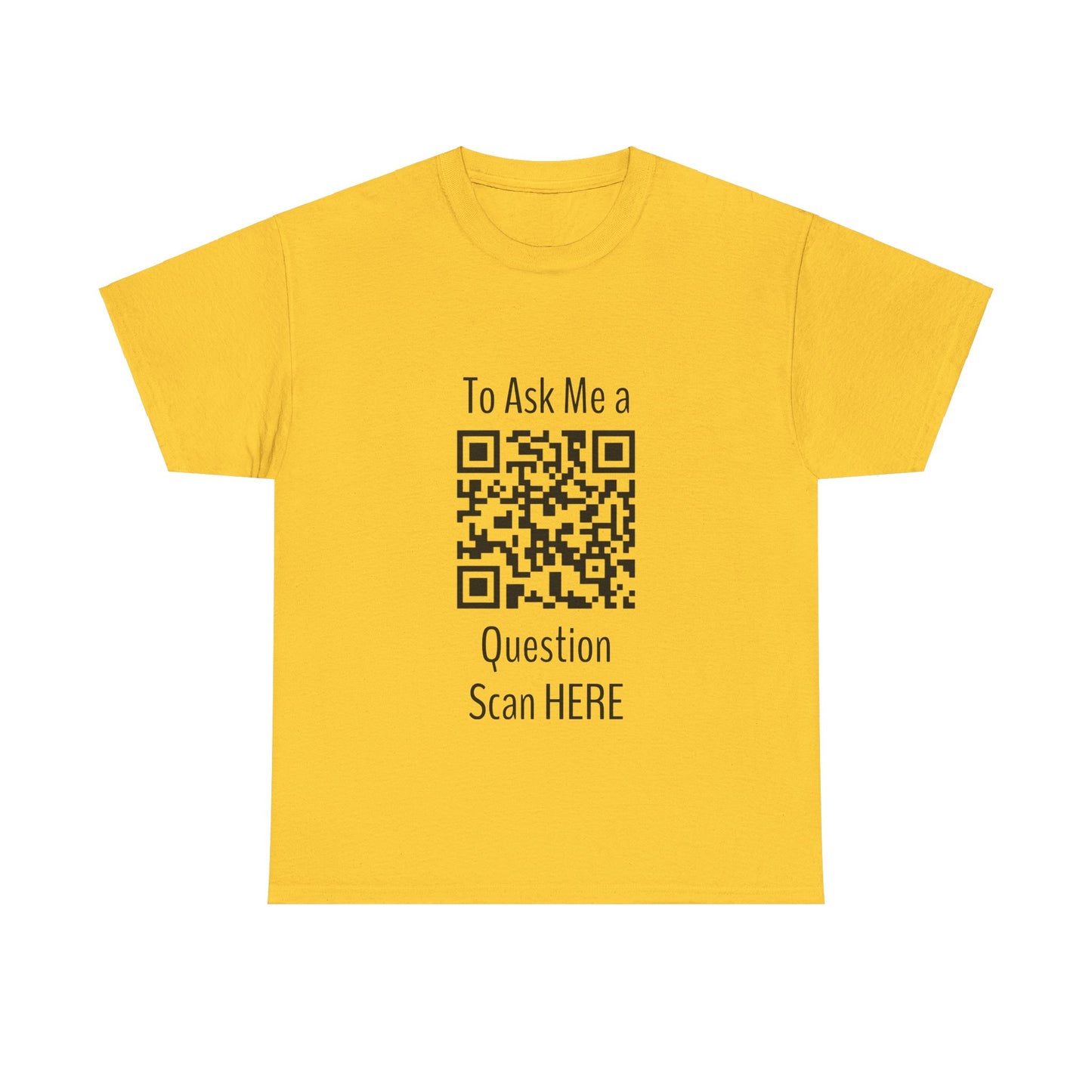 Scan Here, Unisex Heavy Cotton Tee