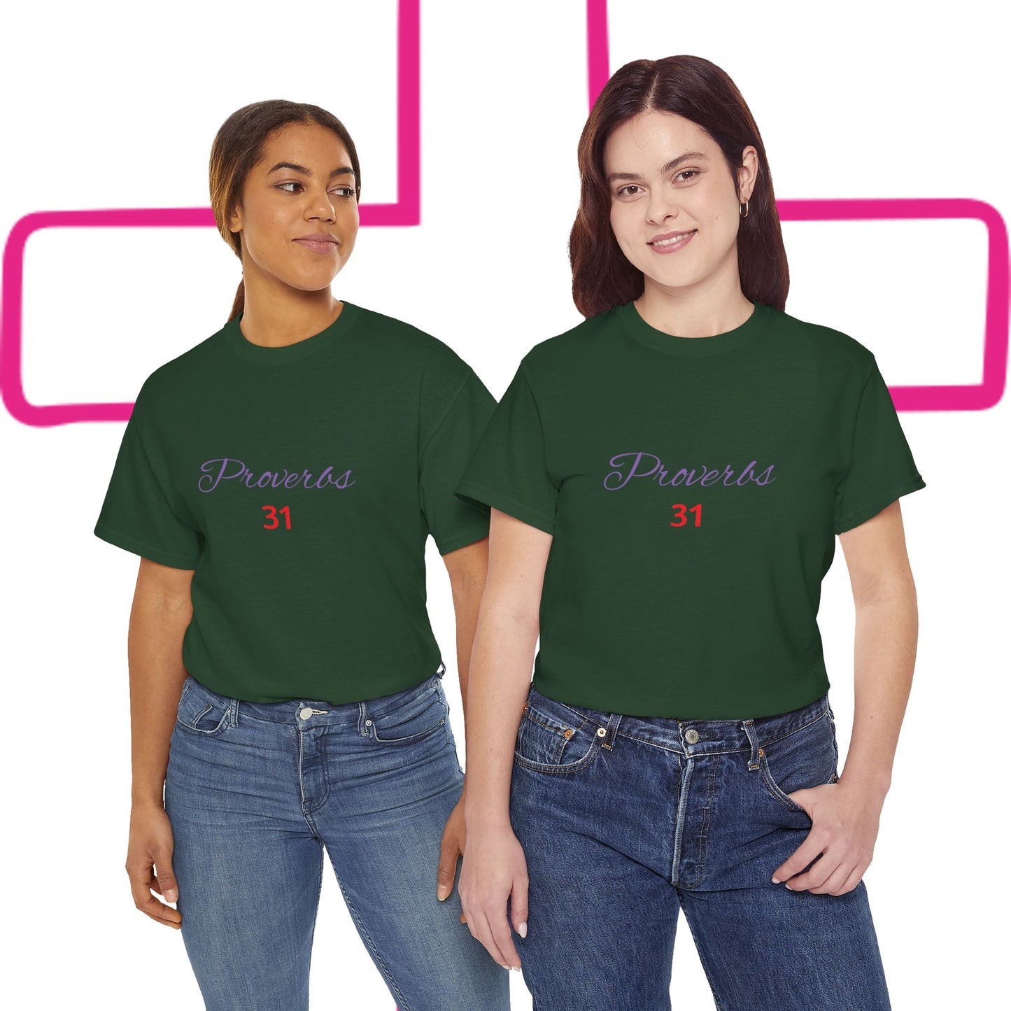 Proverbs 31, Unisex Heavy Cotton Tee