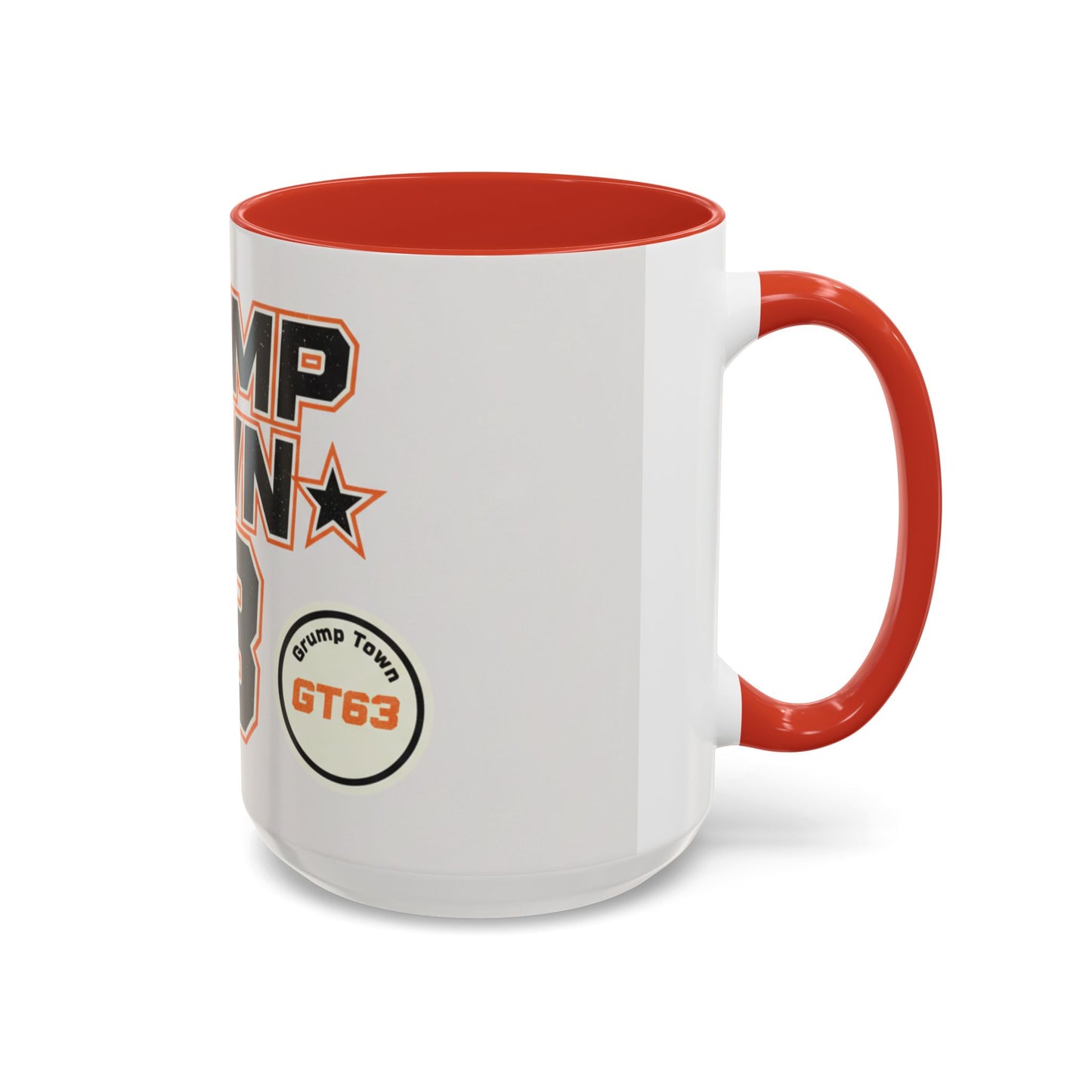 Accent Coffee Mug — 'Crump Town 63' Retro Racing Logo Coffee Mug (11/15oz)