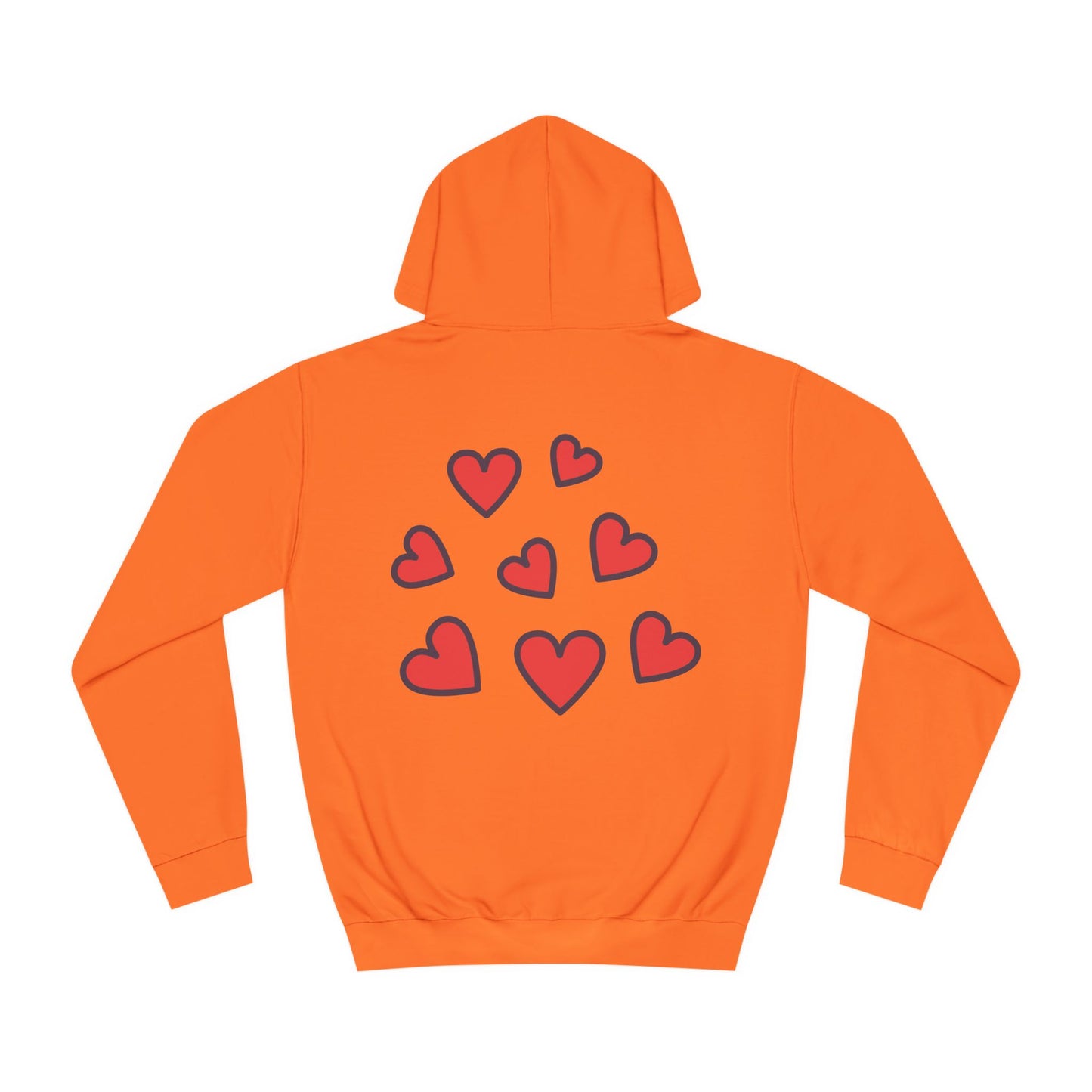 Unisex Heart College Hoodie
