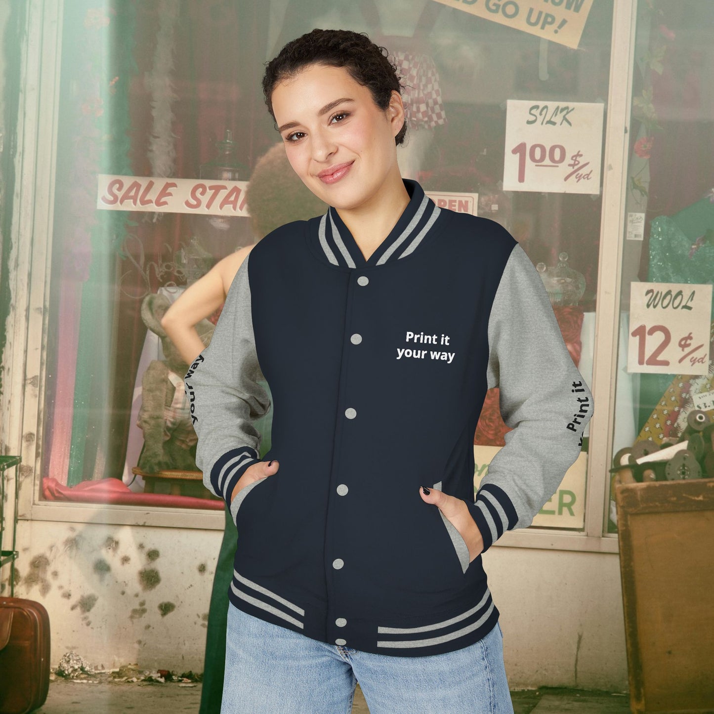 Letterman Jacket — "Print It Your Way" Custom Varsity Jacket