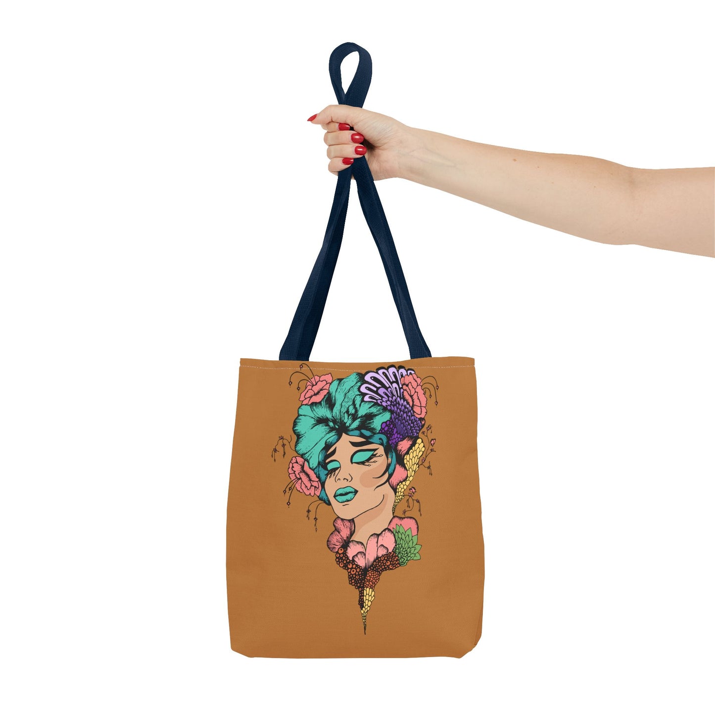 Blue Hair, Tote Bag (AOP)
