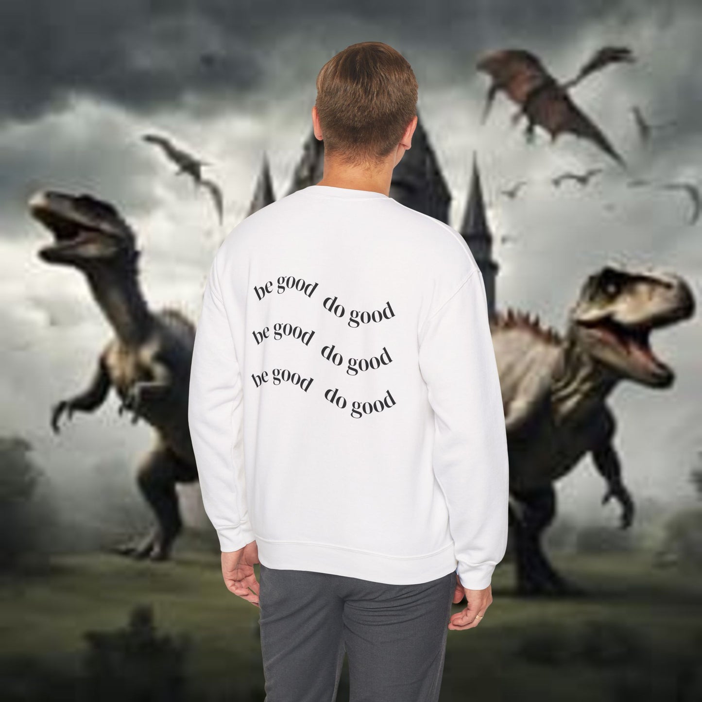 Cruisin' My Way to 60 Sweatshirt — 'Be Good Do Good' Happy 60th Birthday Crewneck