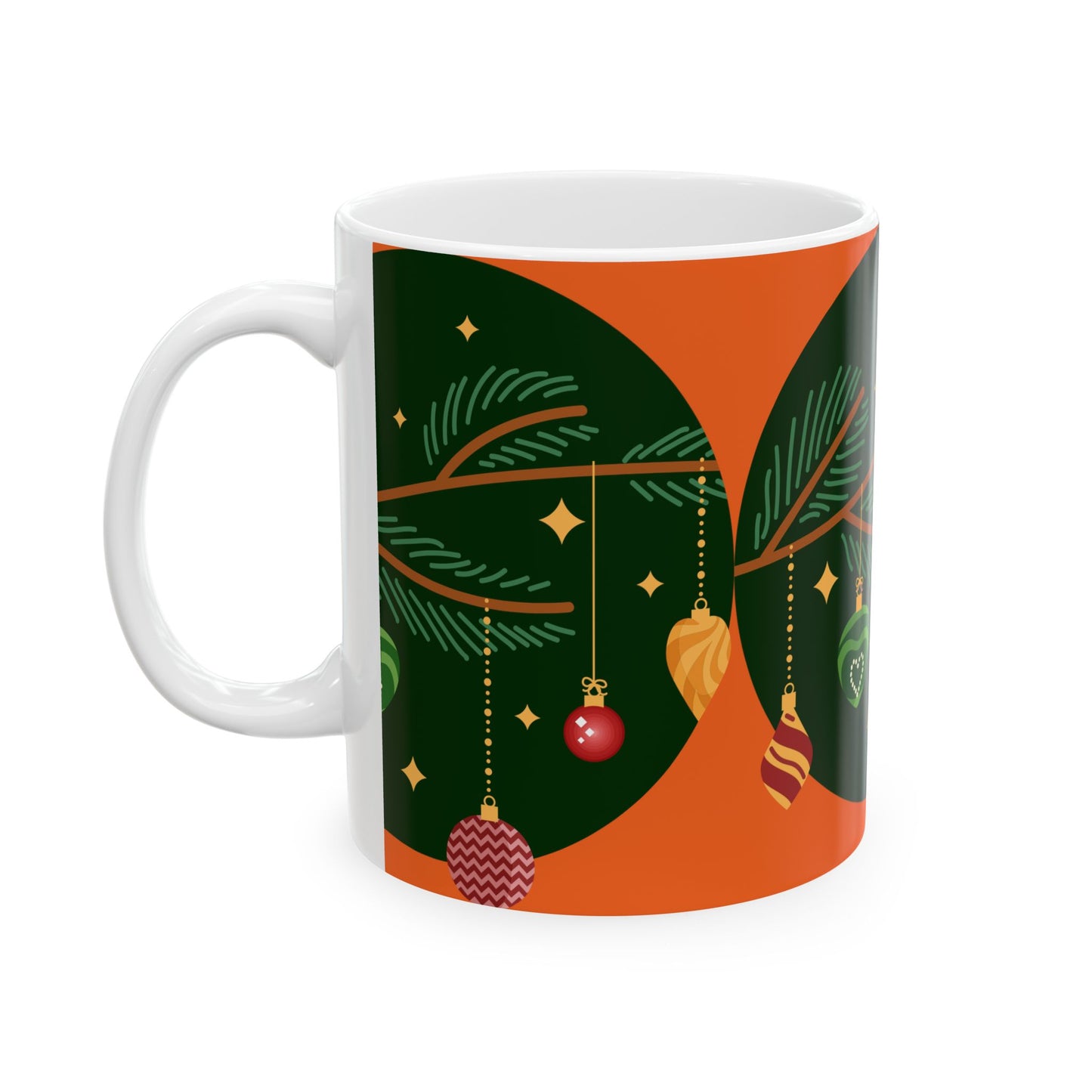 Xmas warmth, Ceramic Mug, (11oz, 15oz)