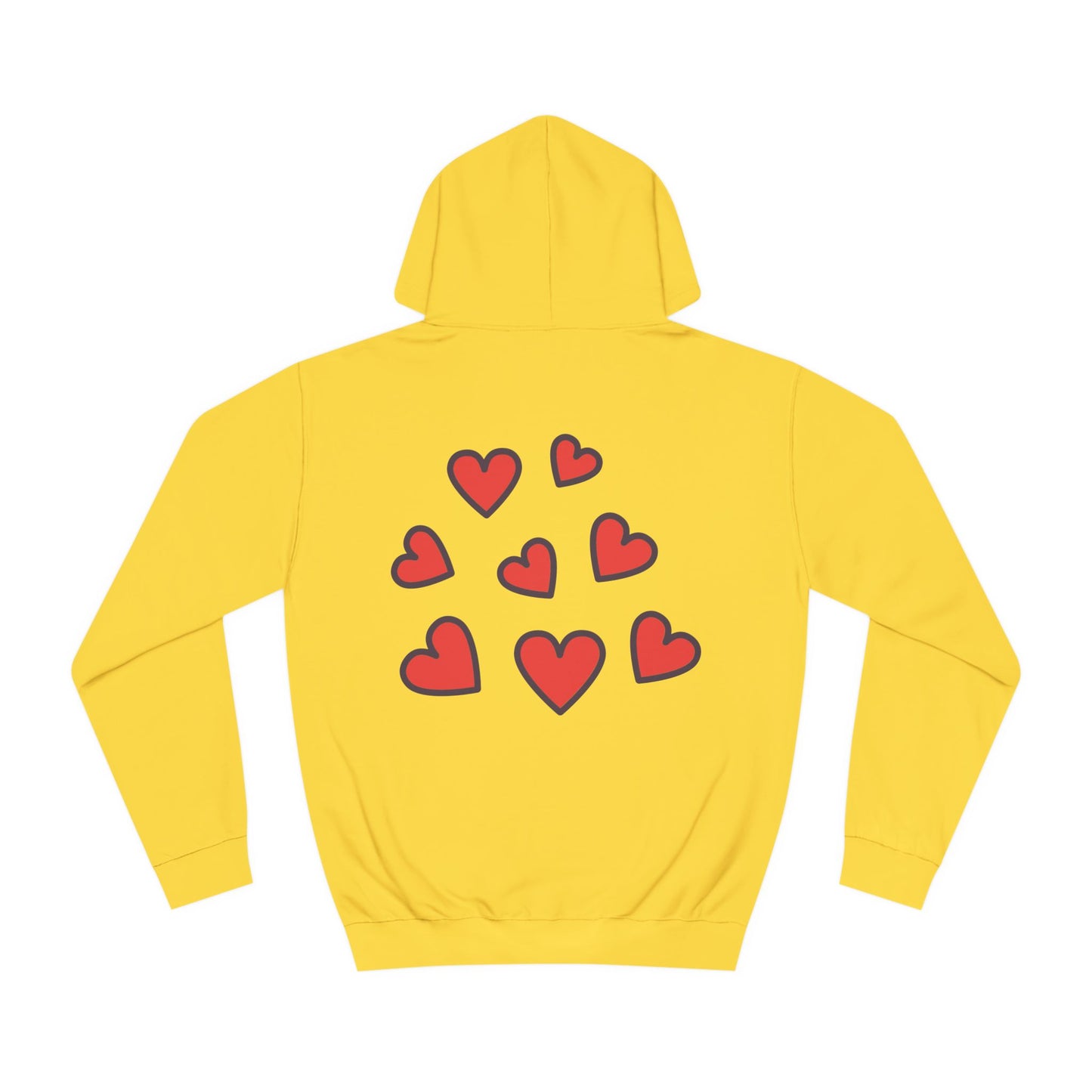 Unisex Heart College Hoodie