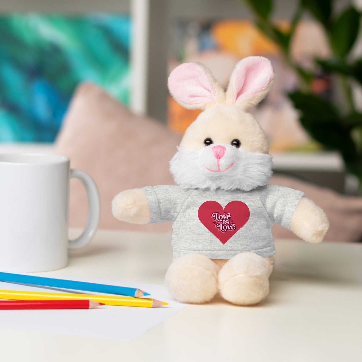 Love, Stuffed Animals with Tee